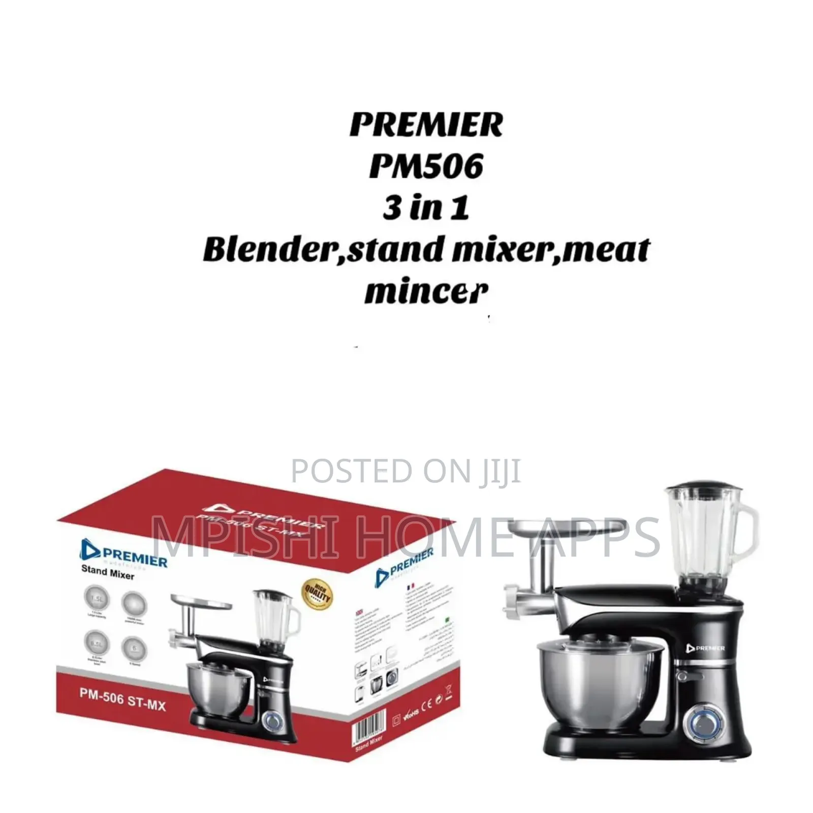 3 in 1 Blender,Stand Mixer Meat Mincer