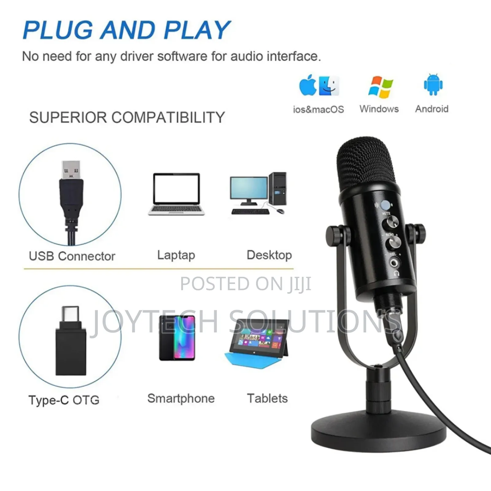 Professional High Quality Jmary Condenser Microphone