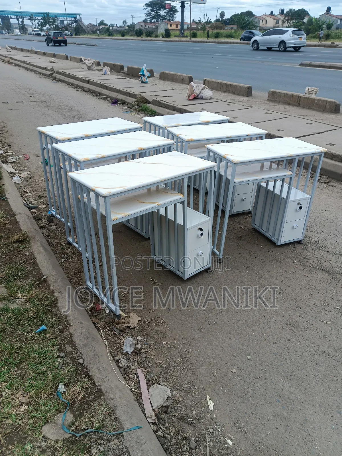 Marble Nail White Tables 