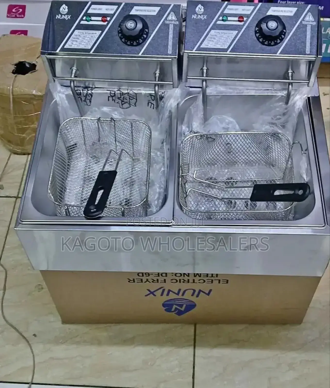 Double Deepfrier Nunix 6litres+6 Litres Df-6d