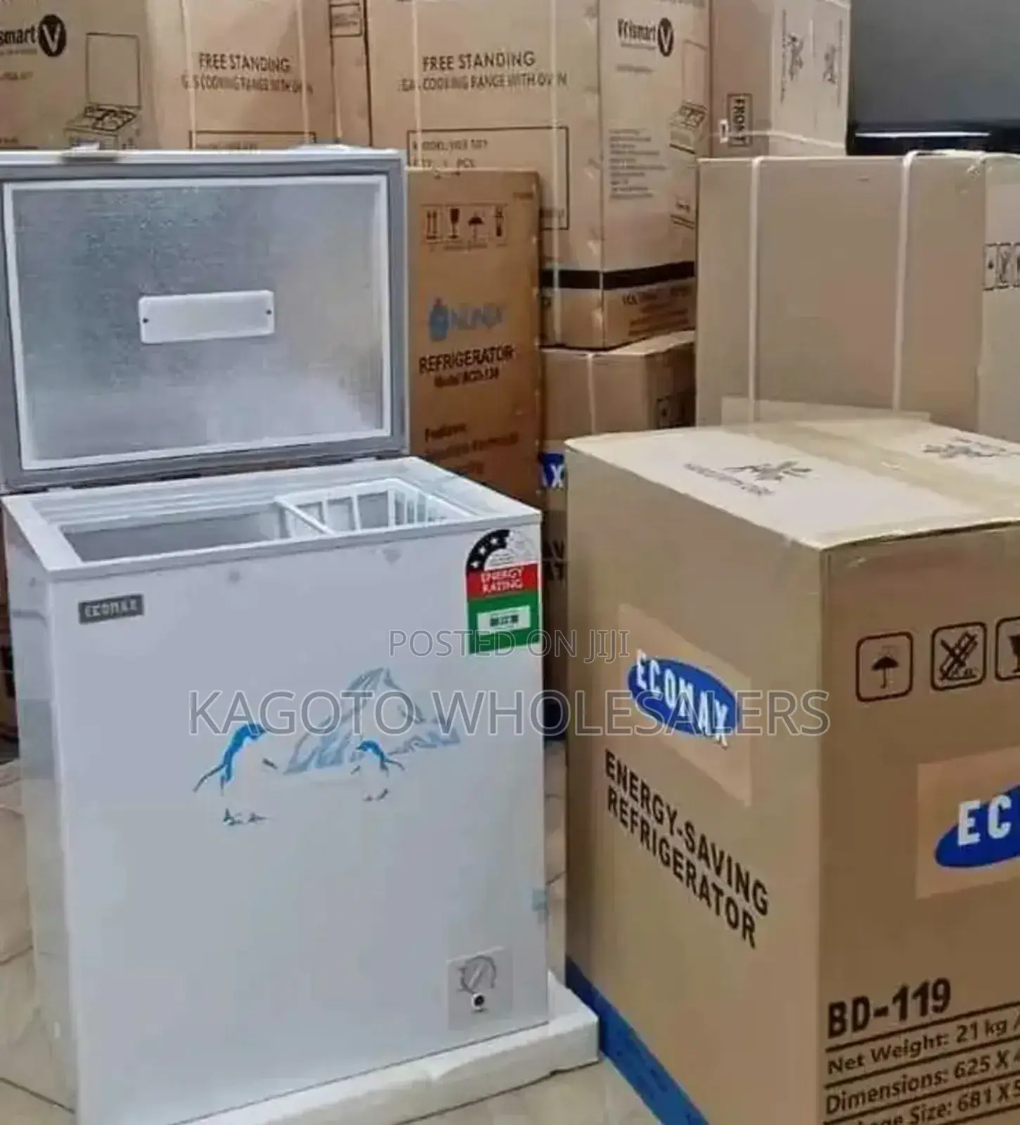 119 Litres Ecomax Freezer / Chest Freezer