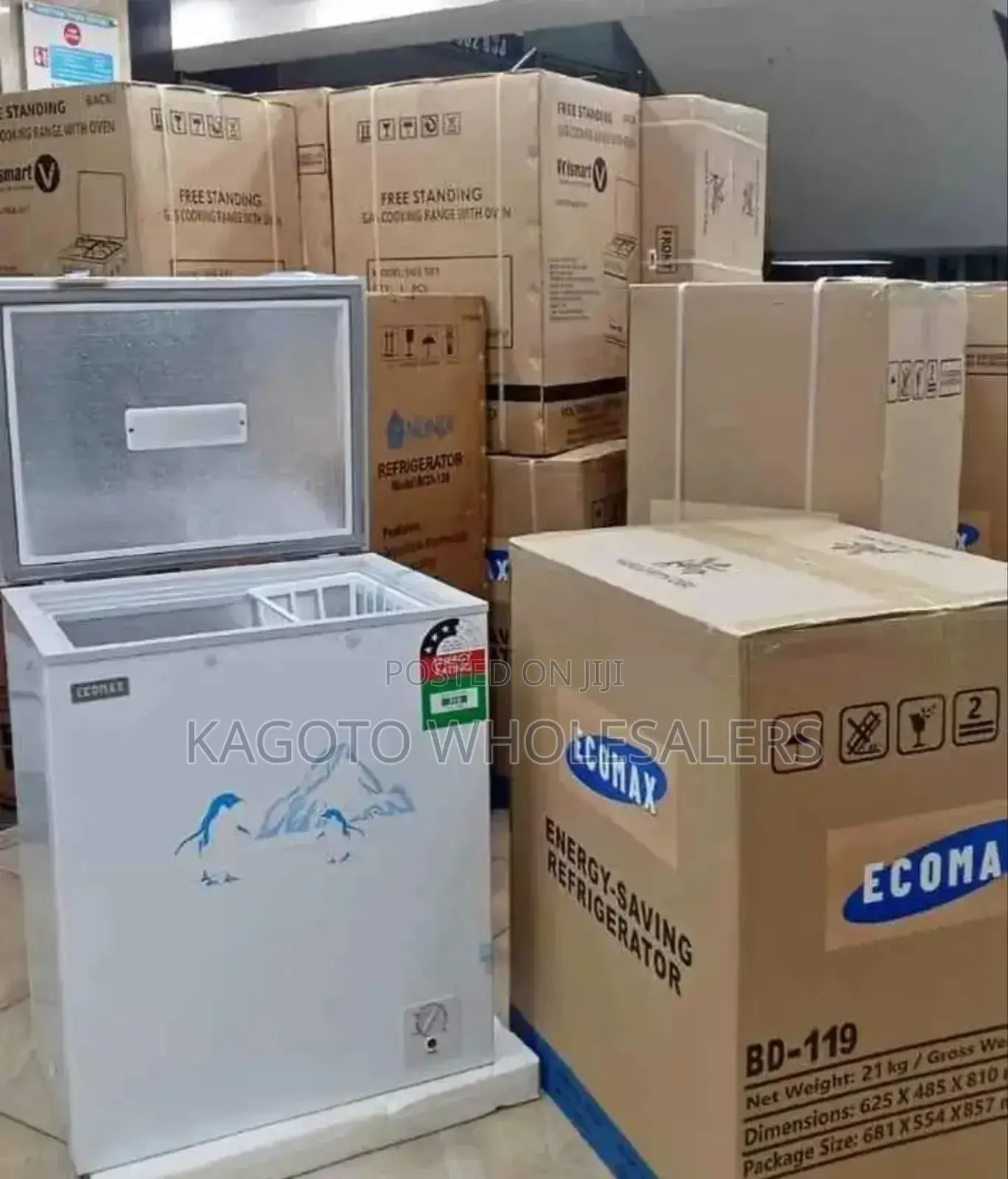 New Arrivals Ecomax 119 Litres Deep Freezer
