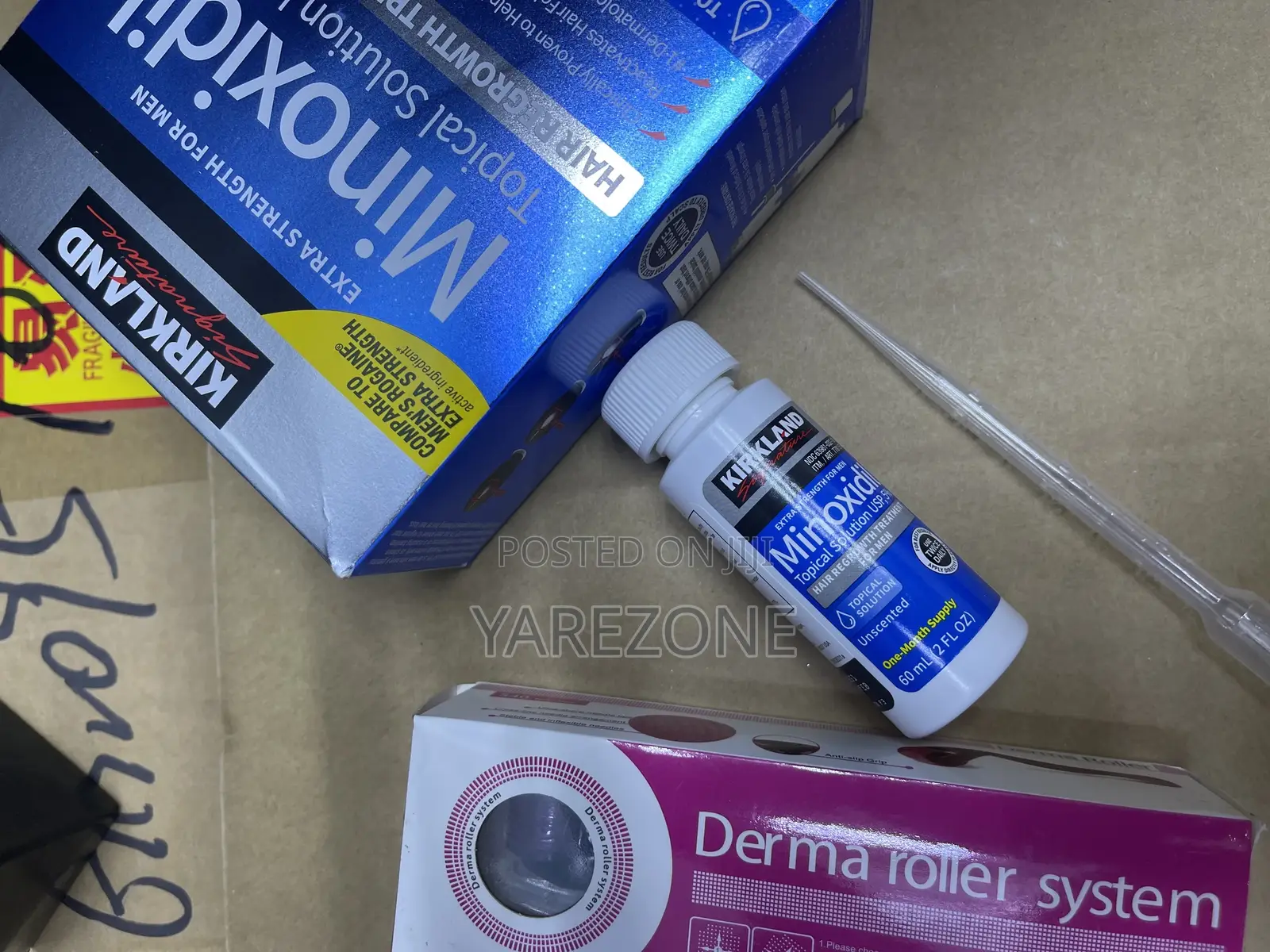 Kirkland Minoxidil 5% Beard and Hair Regrow 6months Supply Free Roller