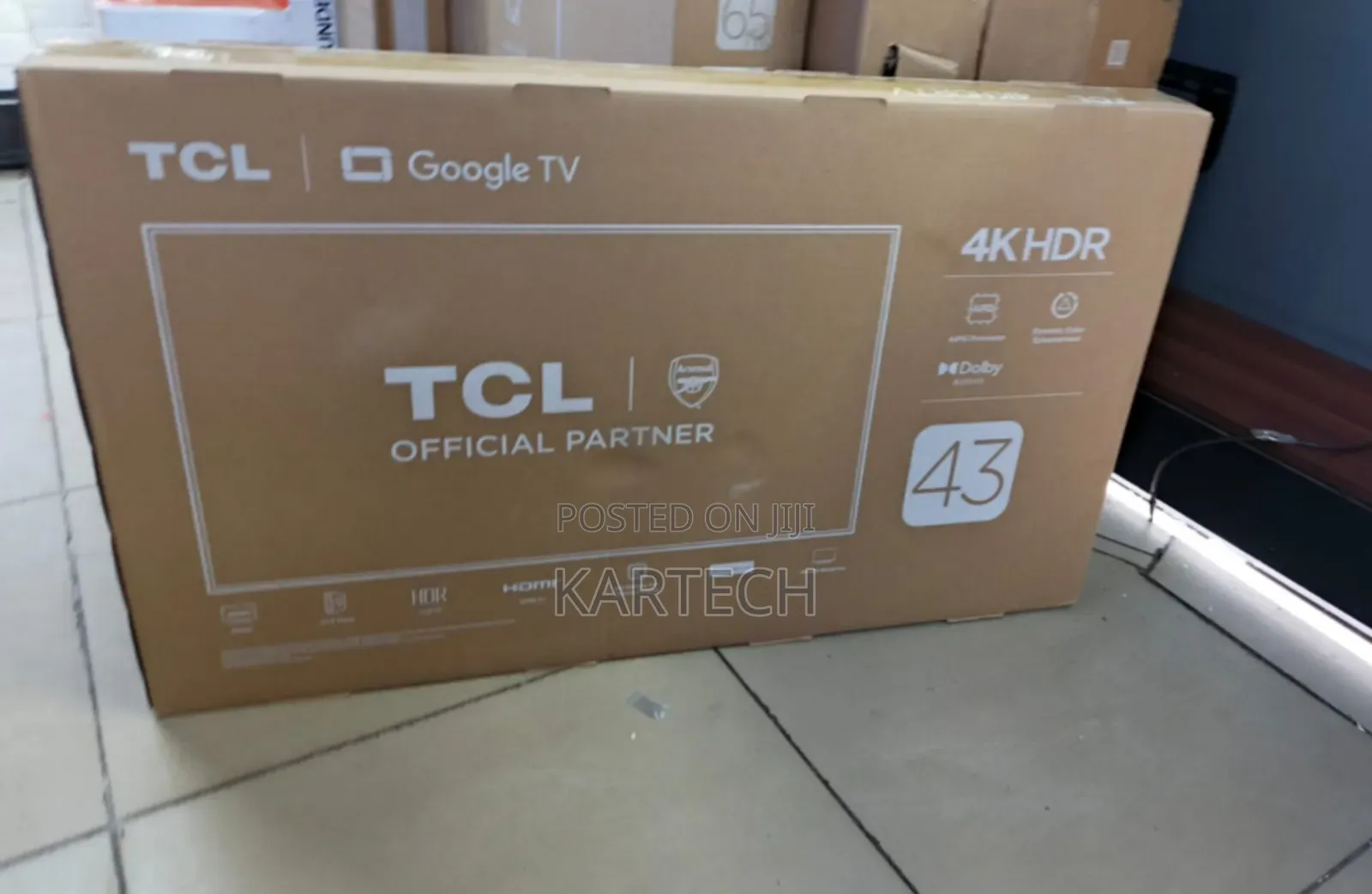 TCL 43" V6c HDR Google Tv With Bluetooth,Youtube,Netflix