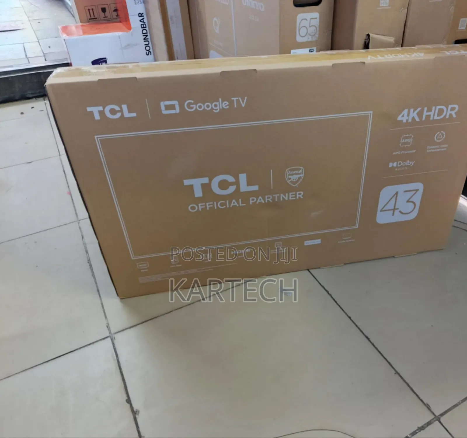 TCL 43" V6c HDR Google Tv With Bluetooth,Youtube,Netflix