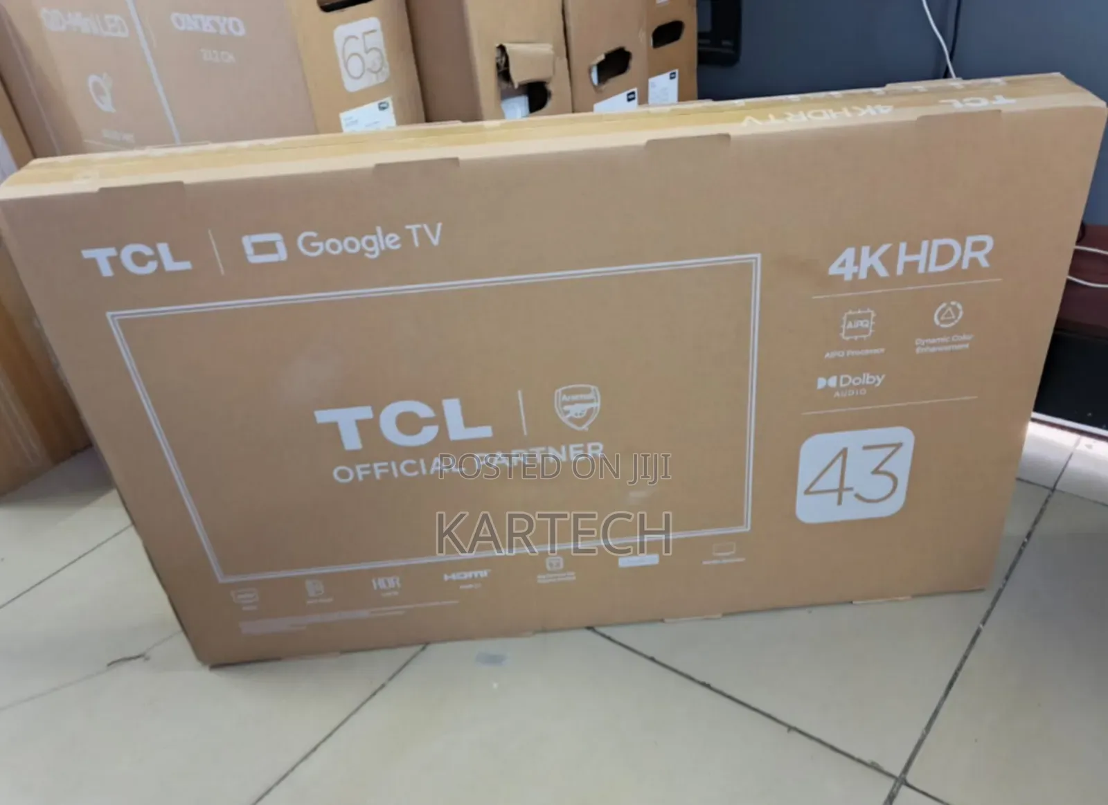 43 Inch TCL 43v6c HDR Google Tv Netflix, Prime Video