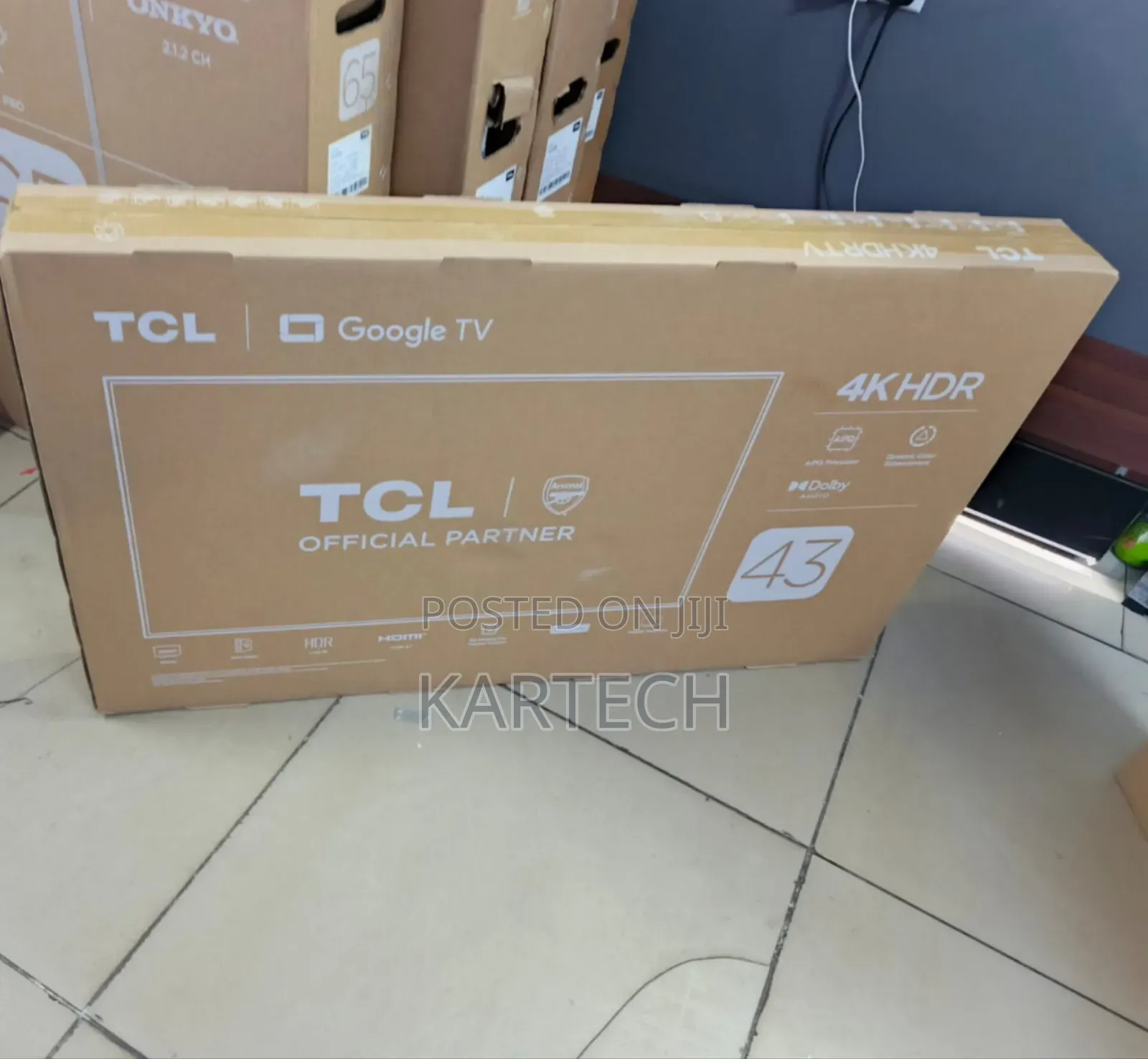 43 Inch TCL 43v6c HDR Google Tv Netflix, Prime Video