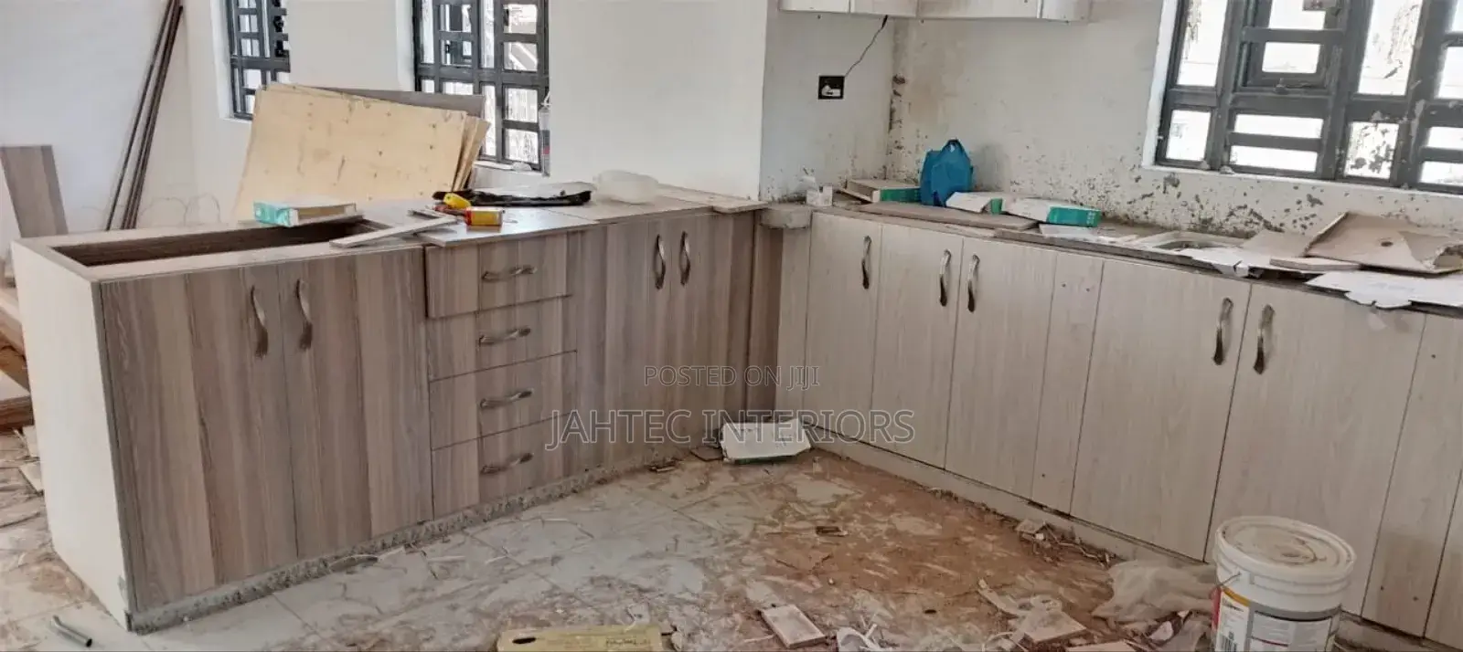 Morden Kitchen Cabinets Will Darkwall Nut MDF