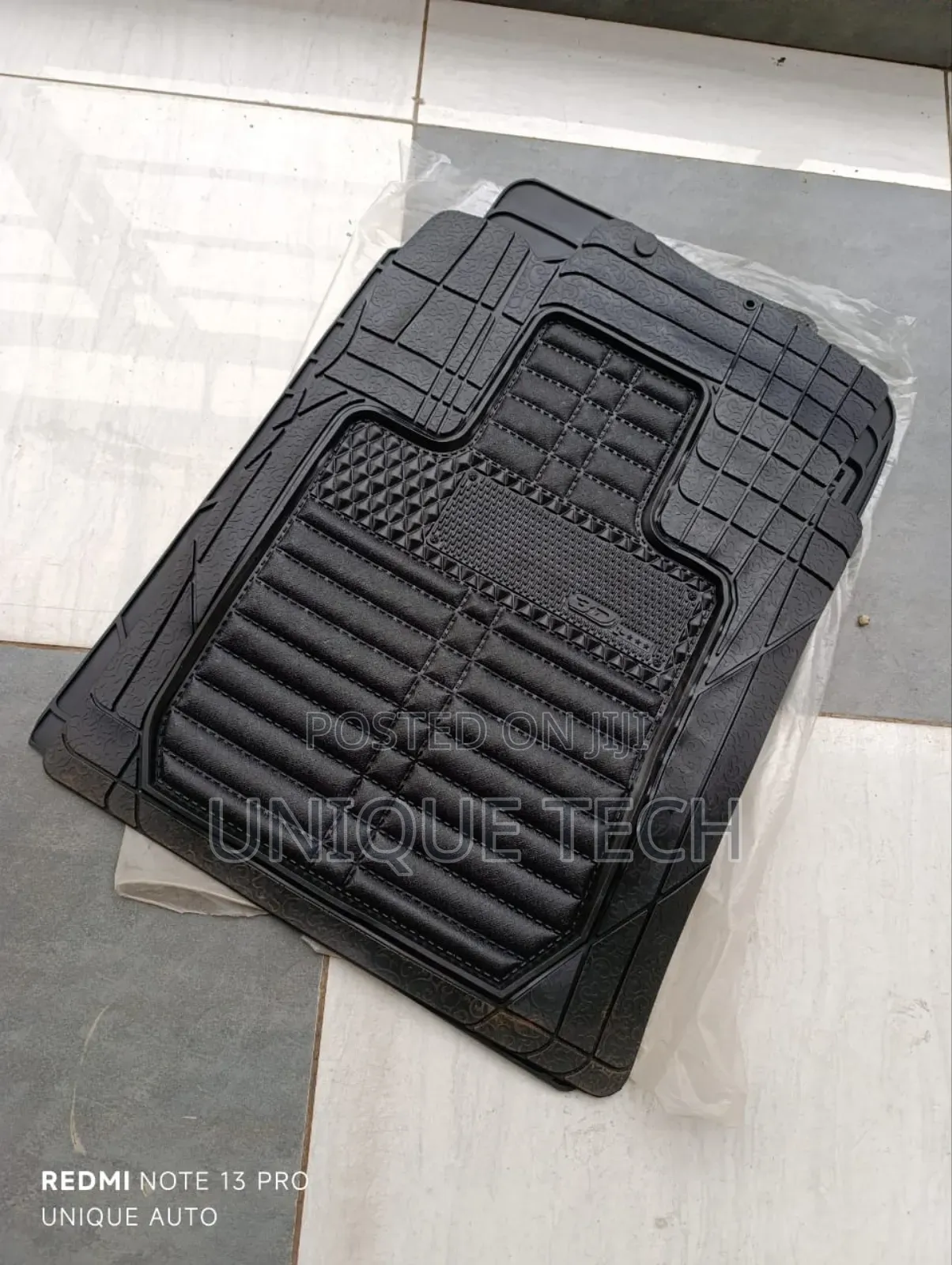 Universal 3d Car Mats / Full Rubber Floor Protection Set