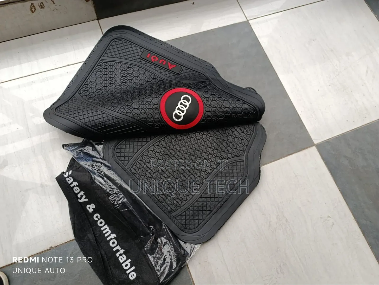 5pcs Audi Car Mats / Premium Rubber Interior Covers