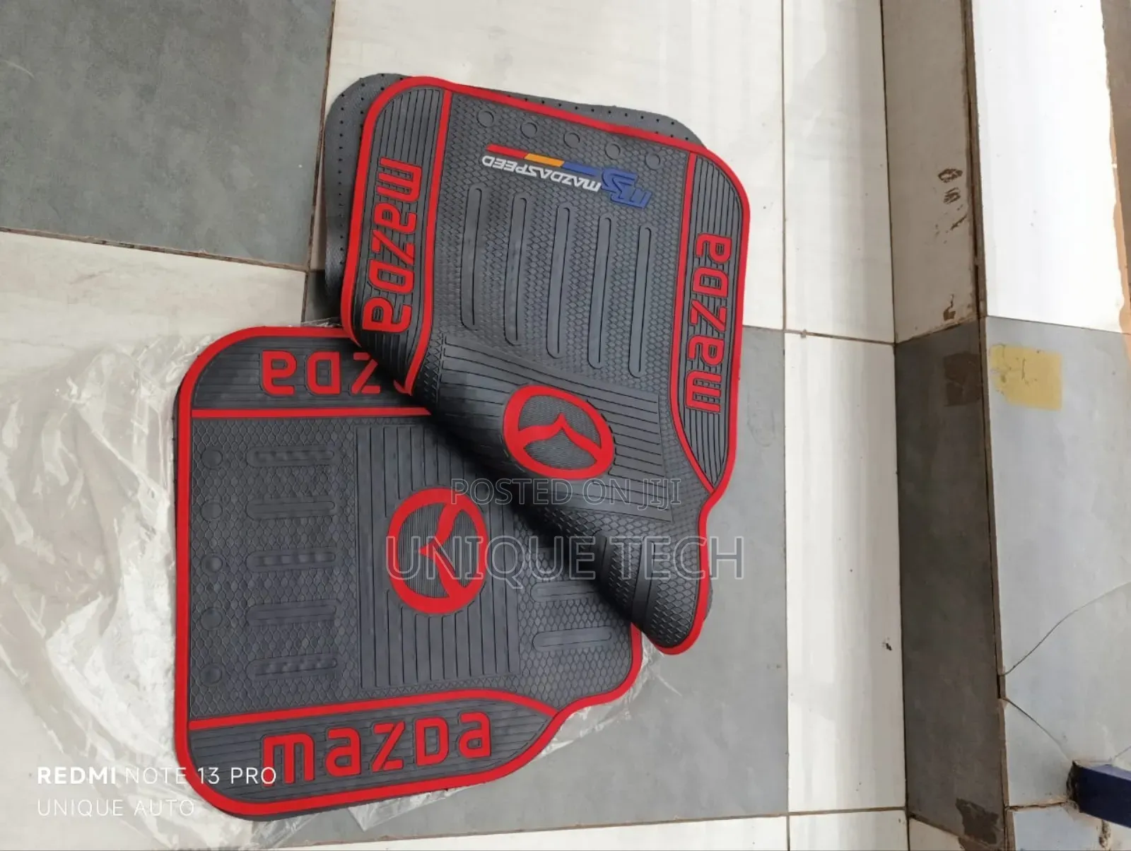 Mazda Rubber Floor Mats / 5pcs Car Interior Set