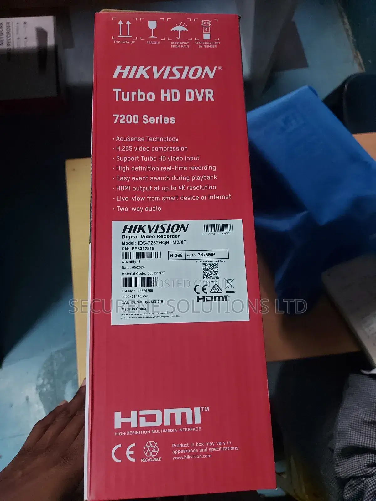 Hikvision Turbo Hd DVR From 7200 Series Ids-7232hqhi-M2/Xt.