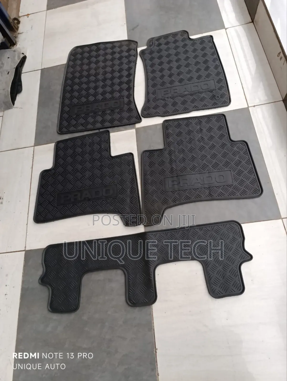 Universal Prado Mats 7-Seater / Durable Rubber Set