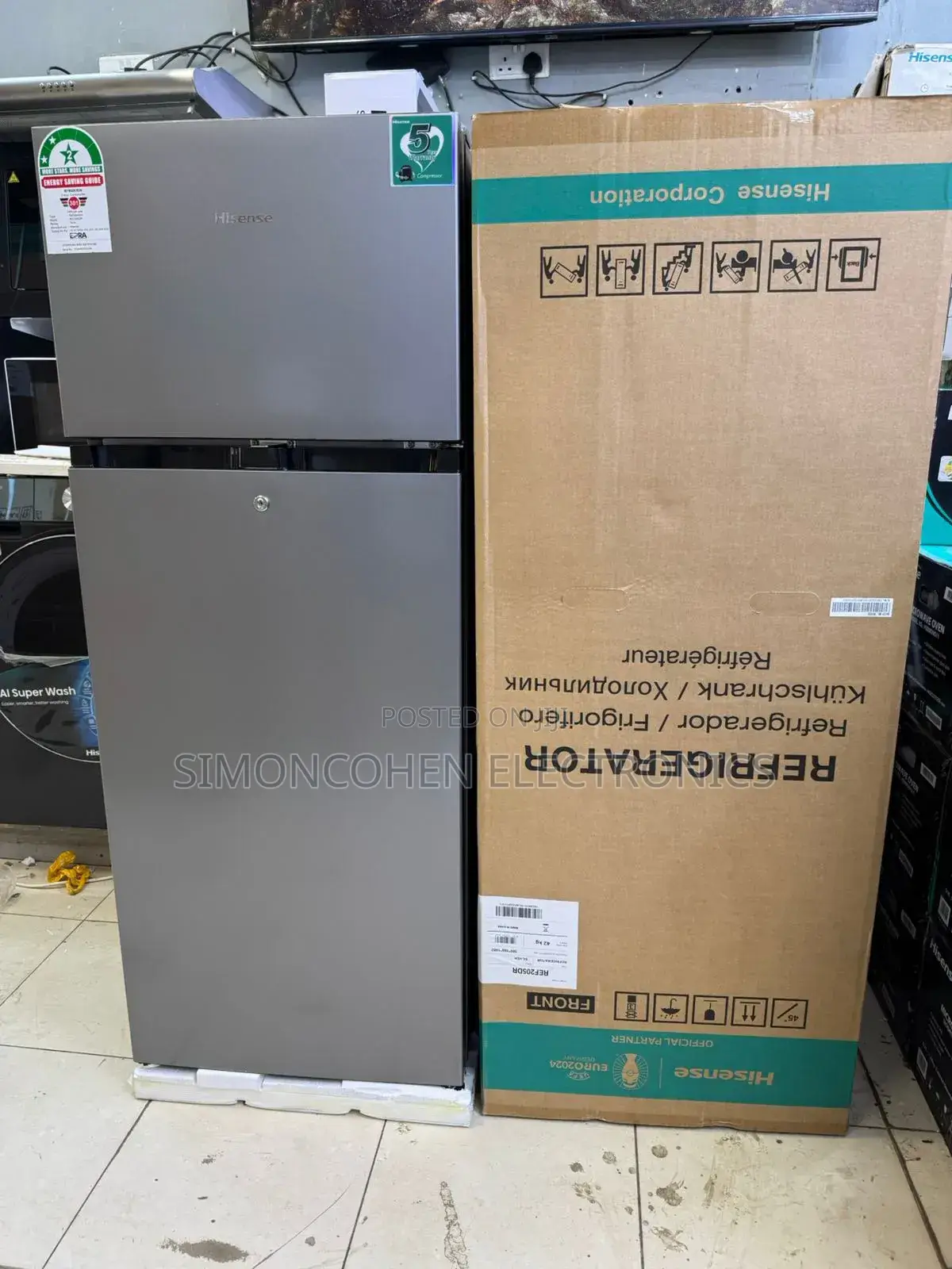 Hisense Refrigerator 205l Double Door