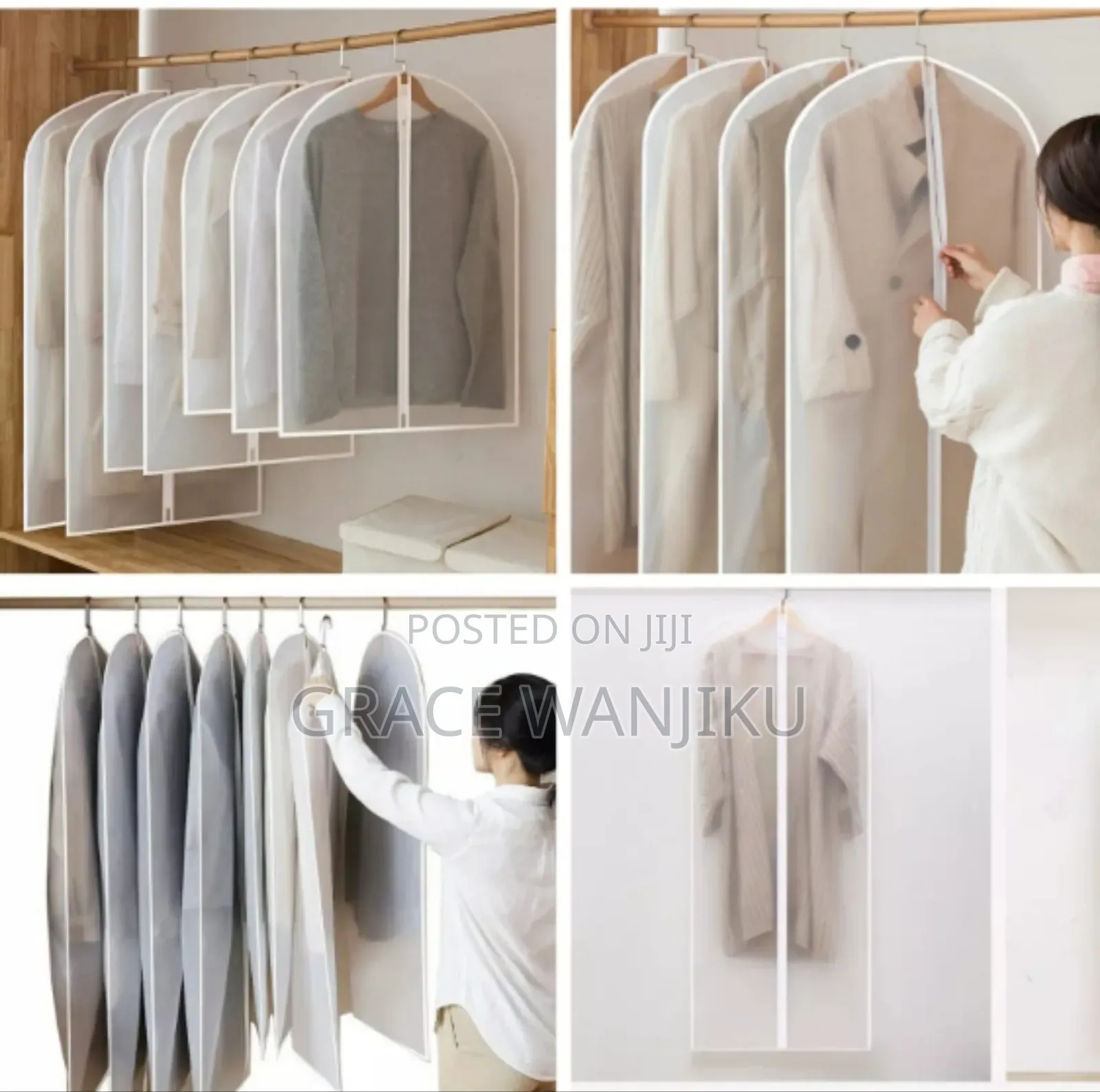 *Water Proof /Dust Proof Clothes Storage Bags.