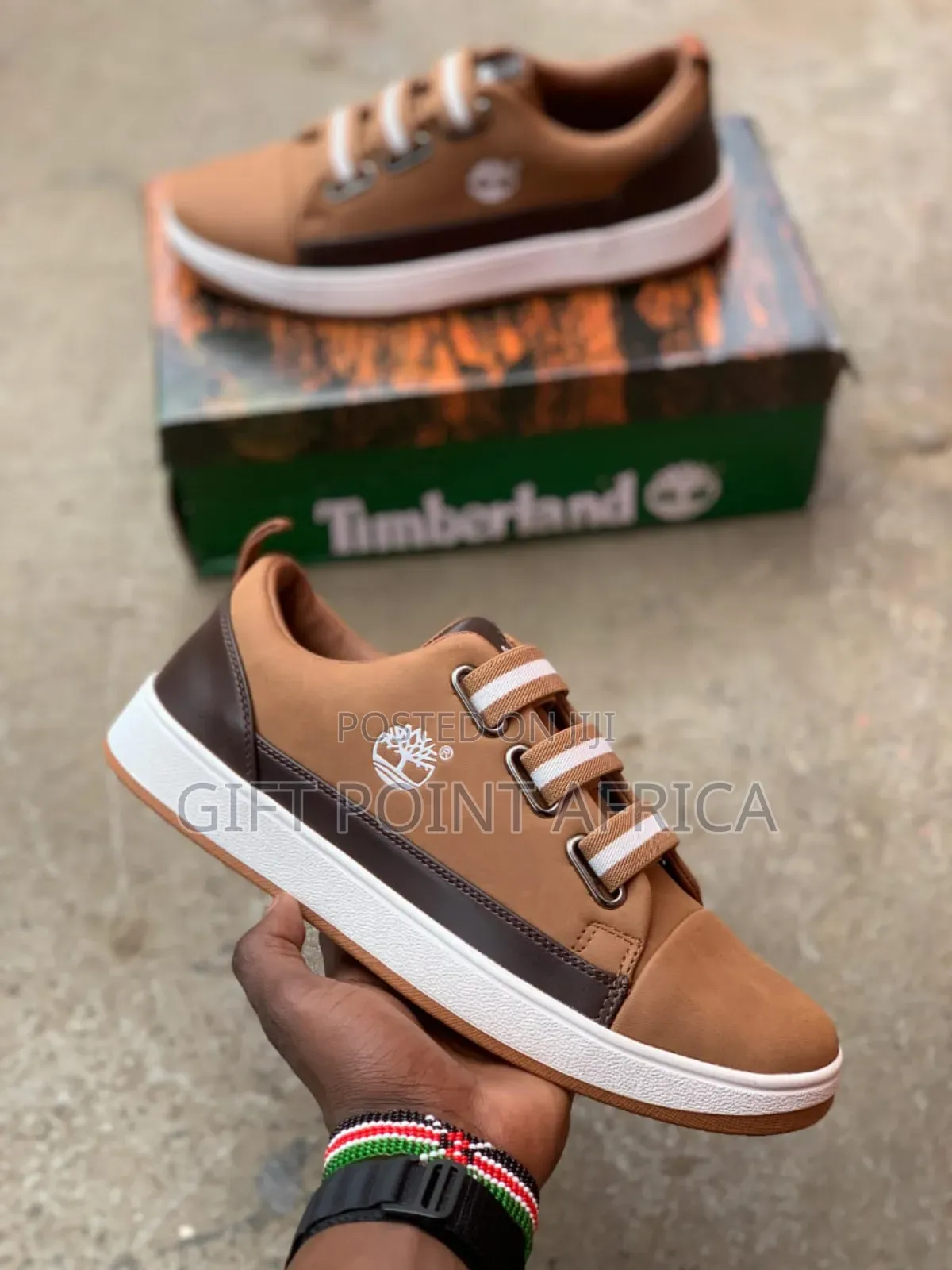 Brown Timberland Smart Casuals For Men