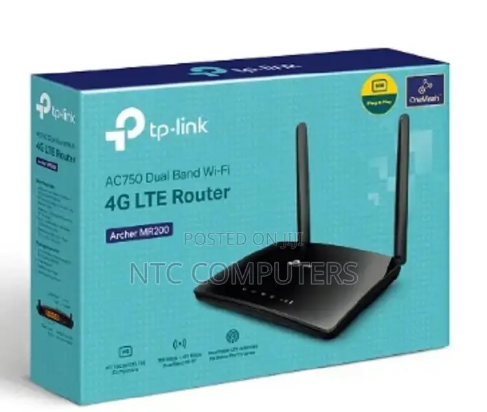 Tp-Link Archer Mr200 Ac750 Wireless Dual Band 4g Lte Router