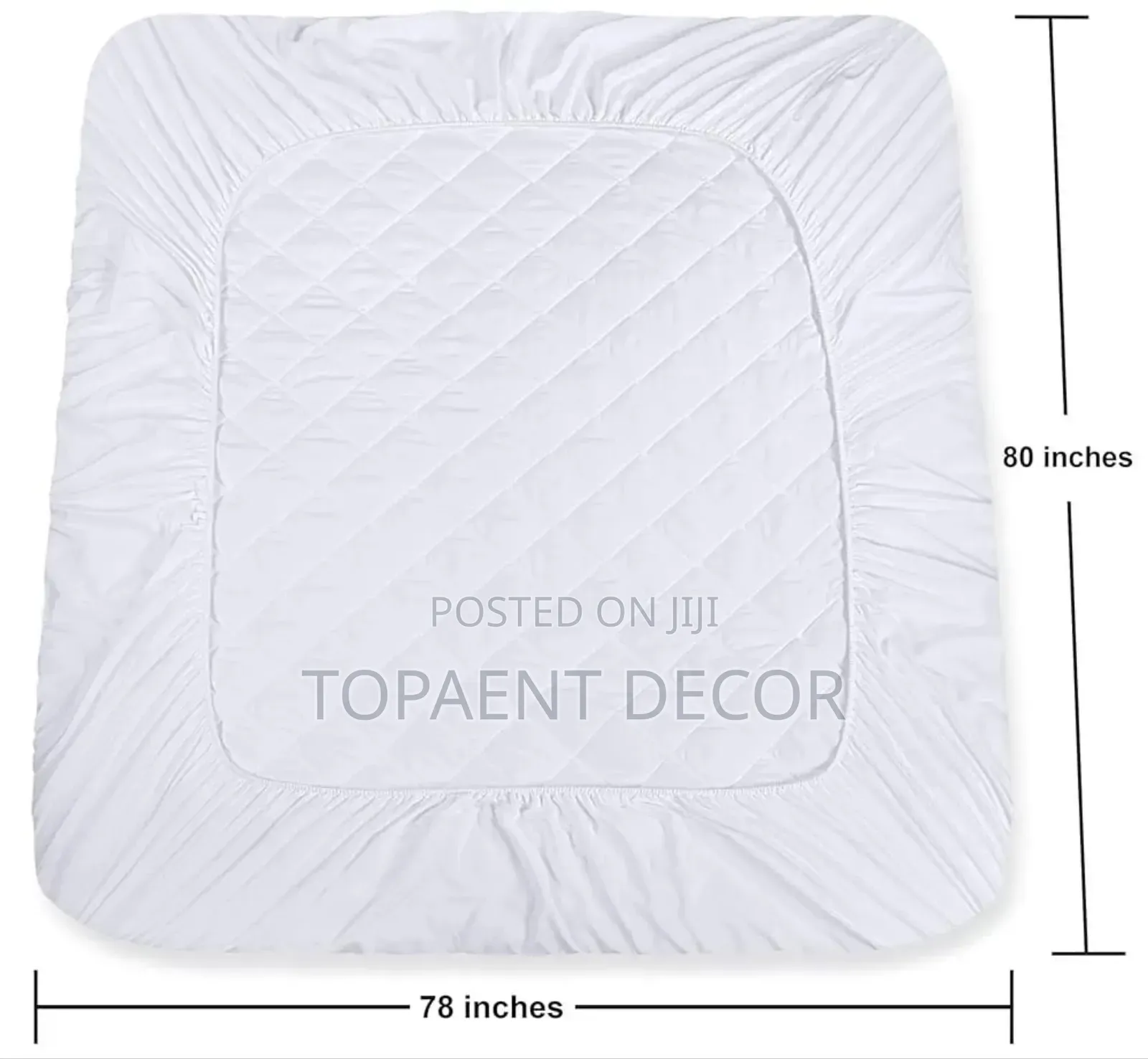 Milk White Breathable Kids And Adults Waterproof Protector