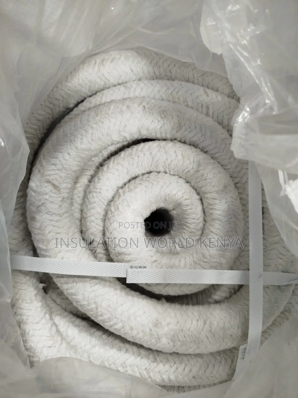 Ceramic Fiber Round Rope–38mm Diameter(Per Mtr)–Non-Asbestos