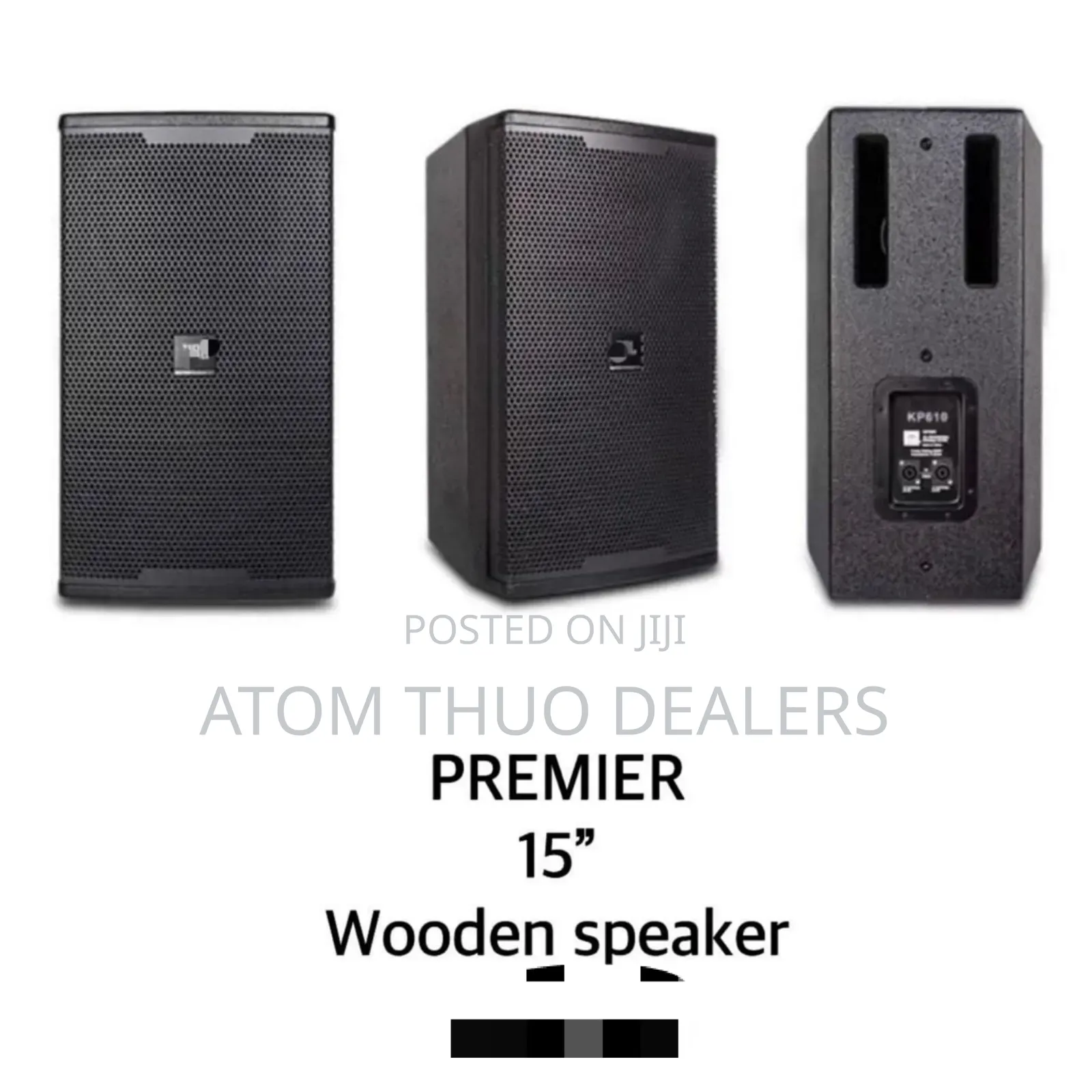 Premier 15 Inches Wooden Speaker