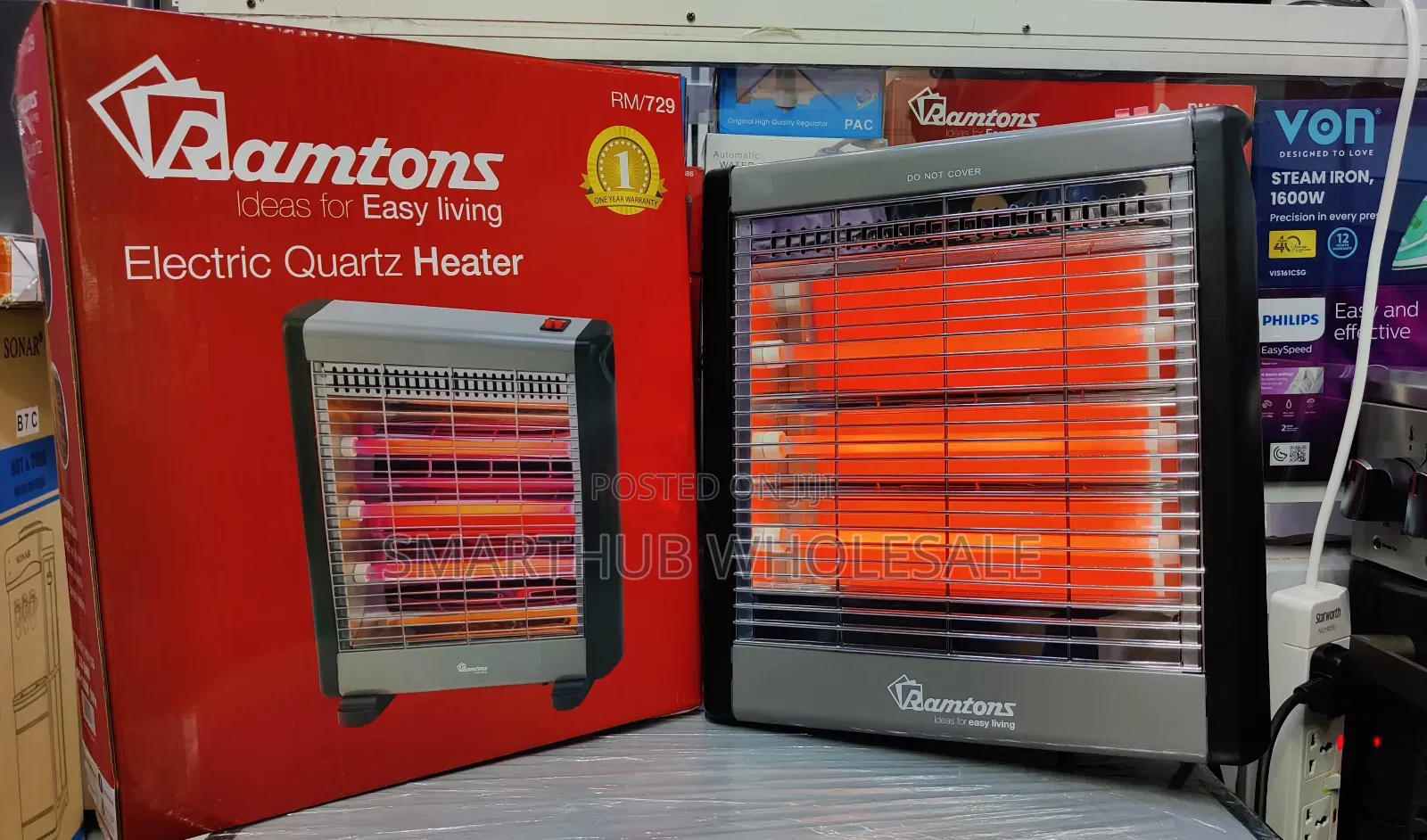 Ramtons Quartz Heater Rm729