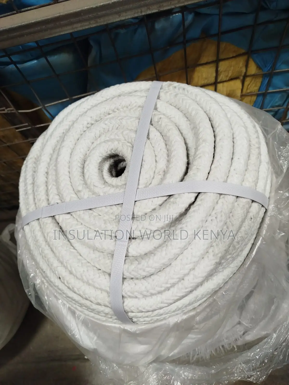 Ceramic Fiber Round Rope–16mm Diameter(Per Mtr)–Non-Asbestos