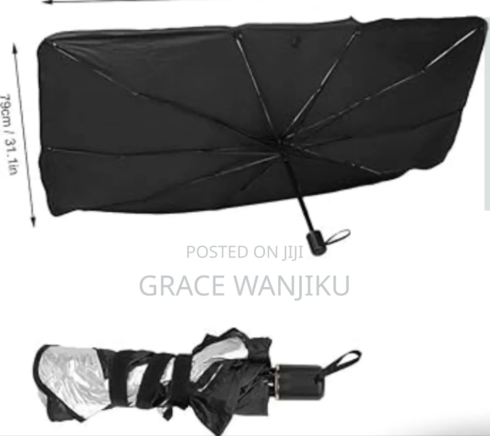 Car Dashboard Umbrella Sunvisor Windscreen Cover