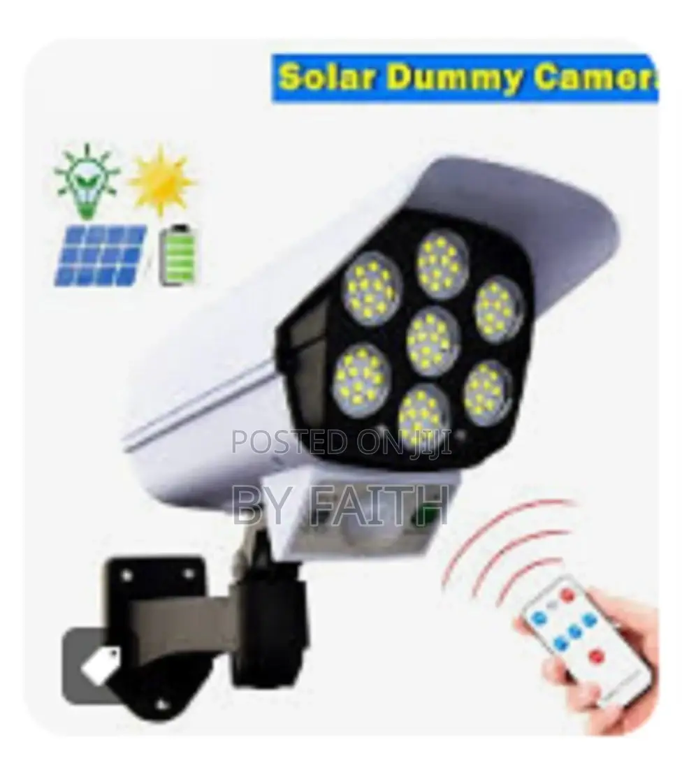 Motion Detector Dummy Fake CCTV Camera Solar Light