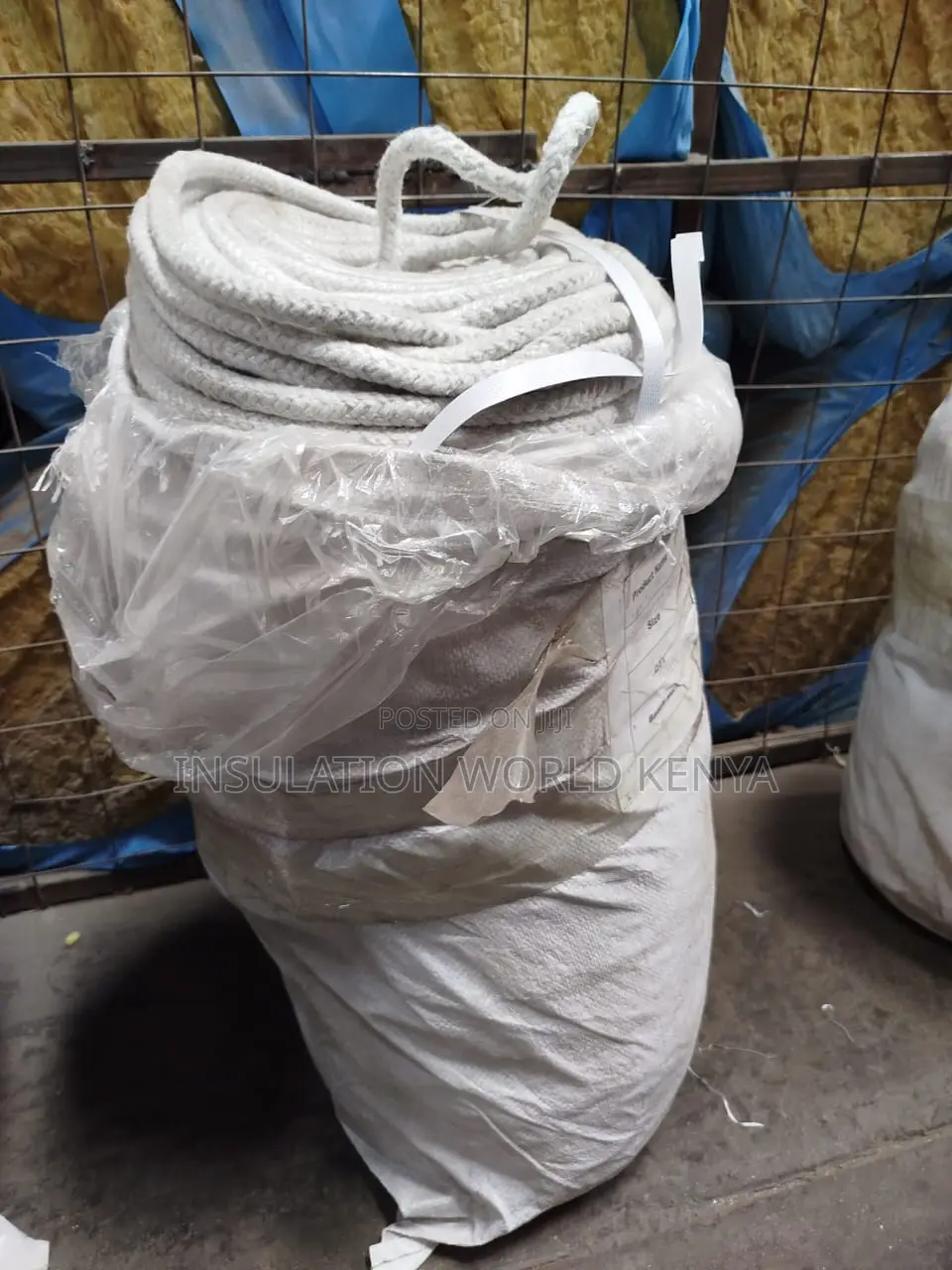 Ceramic Fiber Round Rope–19mm Diameter(Per Mtr)–Non-Asbestos