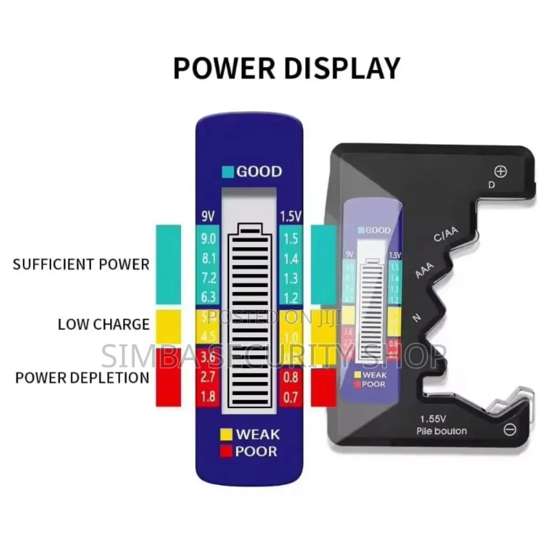 Universal Digital Battery Tester Bt-886 Portable LCD Voltage