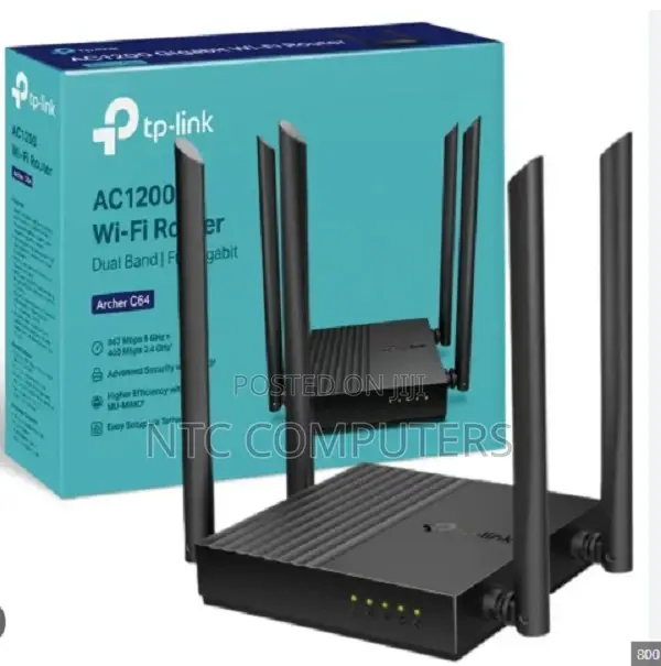 Tp Link Archer C64 Ac1200 Wireless Mu-Mimo Wifi Router