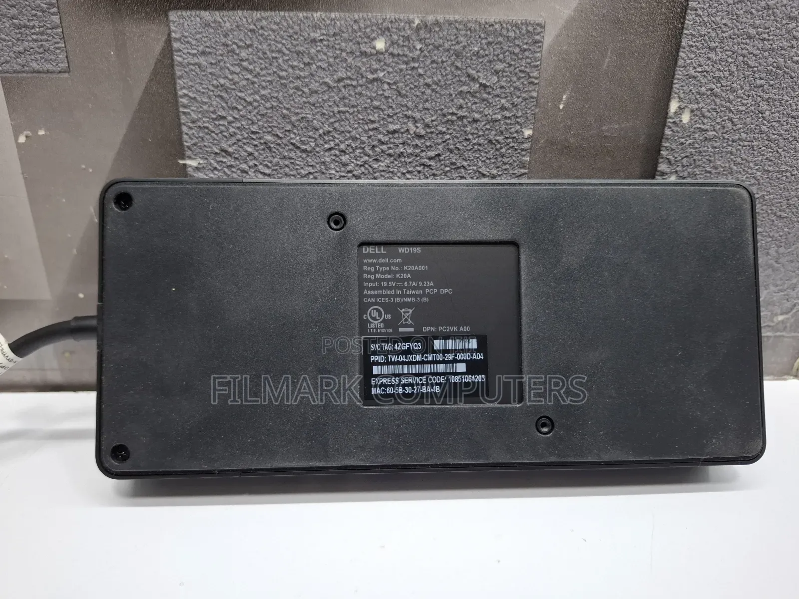 Dell 130w/180w Laptop Computer Docking Station – Wd19s