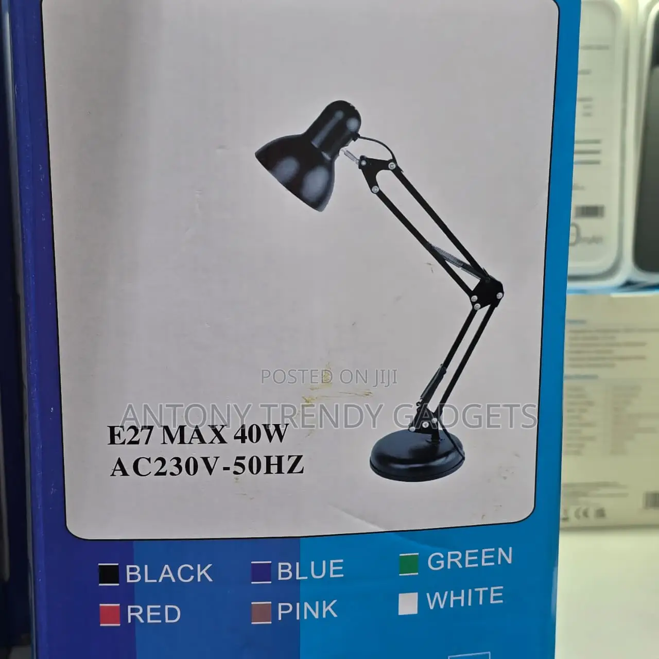 Black Table Lamp – Stylish Desk Light For Study & Office