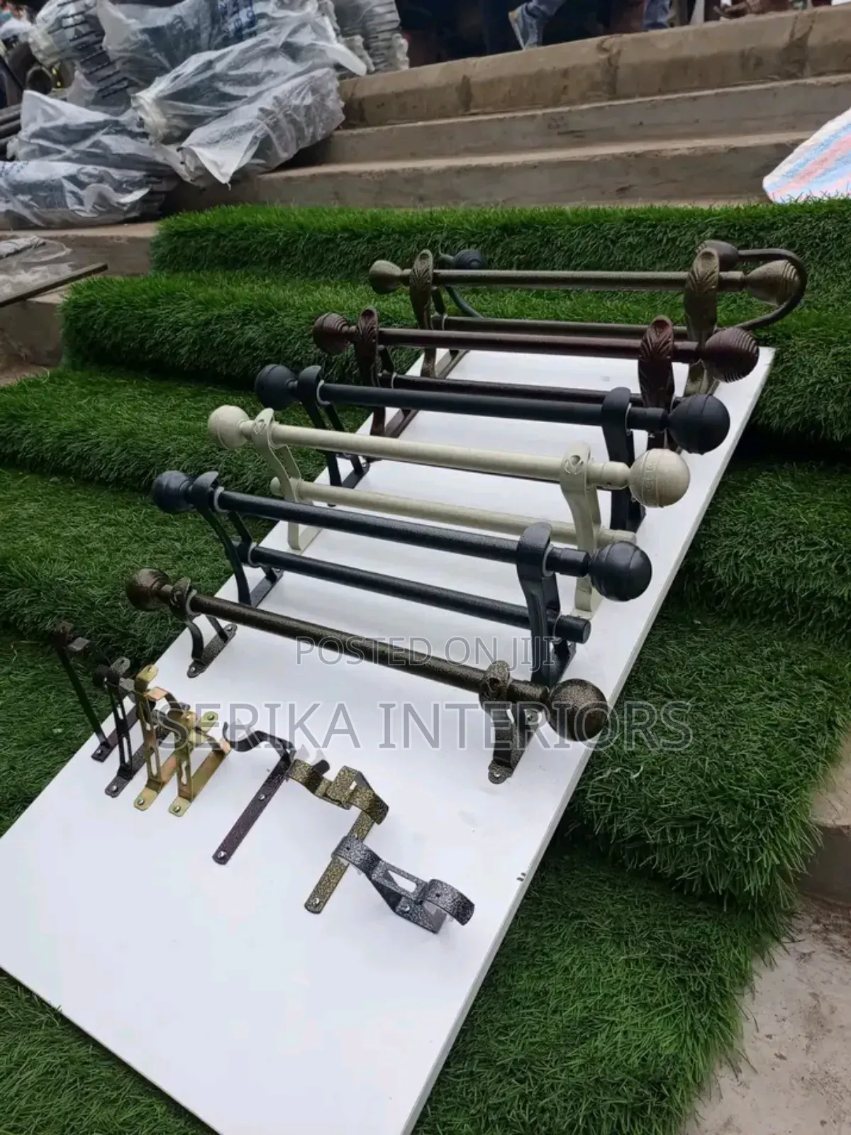 Jua Kali Curtain Rods Powder Coated Environmental Friendly