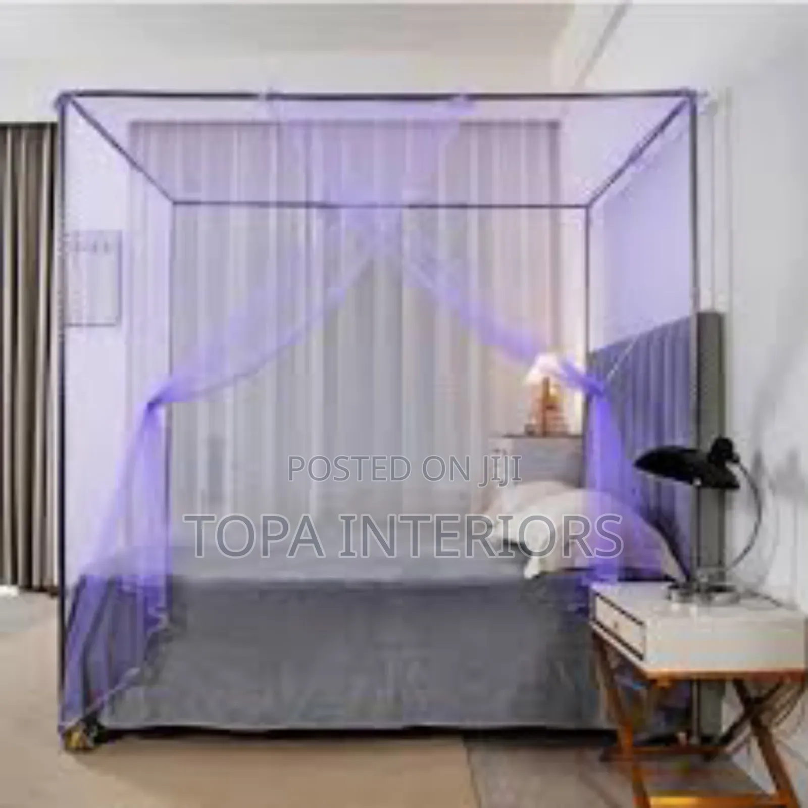 Do It Yourself Four Stand Queen Size Mosquito Nets