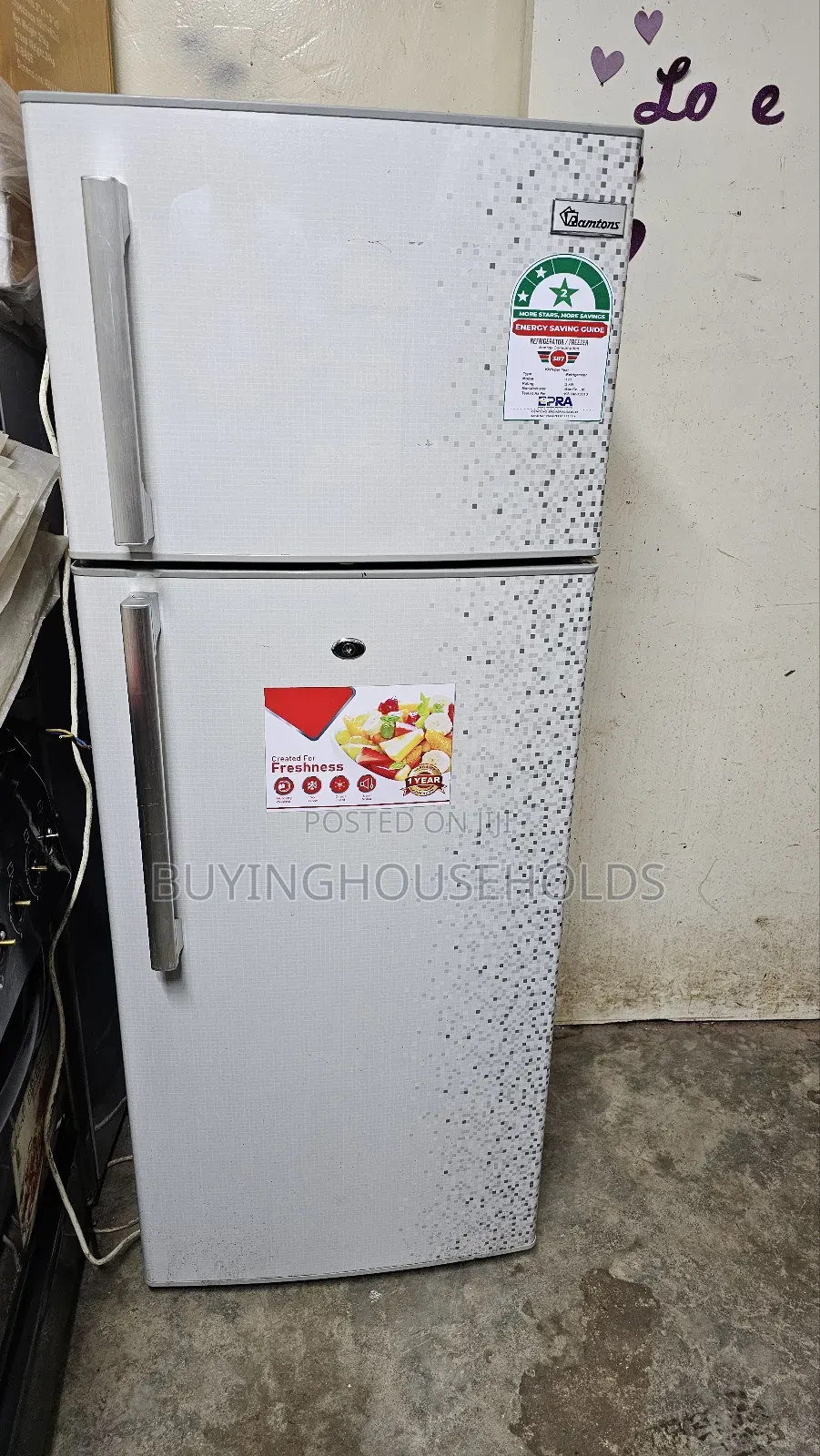 Ramtons 212l Fridge