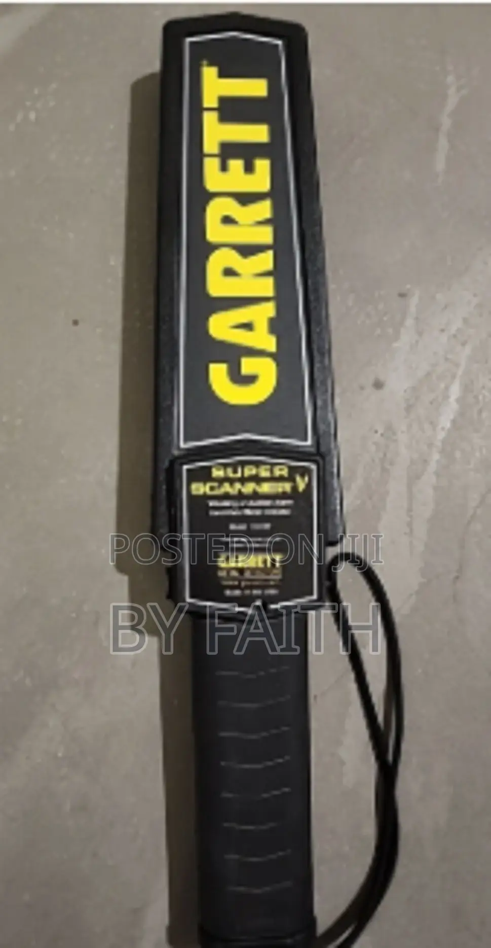 Garret Garret Super Scanner Hand Held Metal Detector- Black