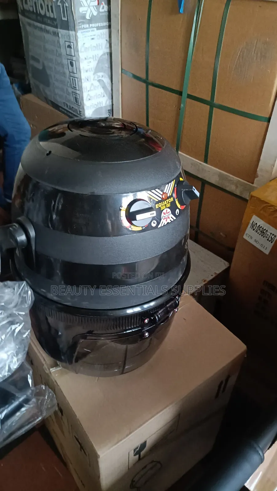 Hair Dryer Black Standing