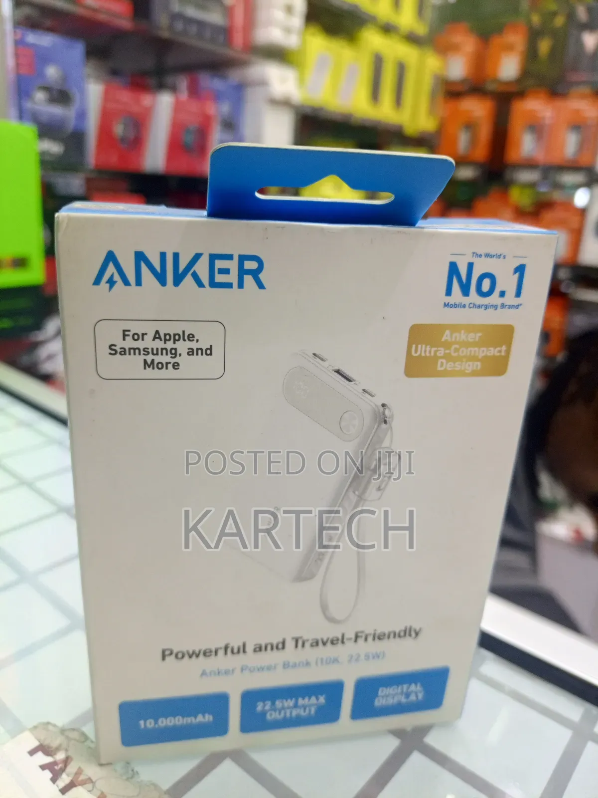 Anker Power Bank , 22.5w With Digital Display