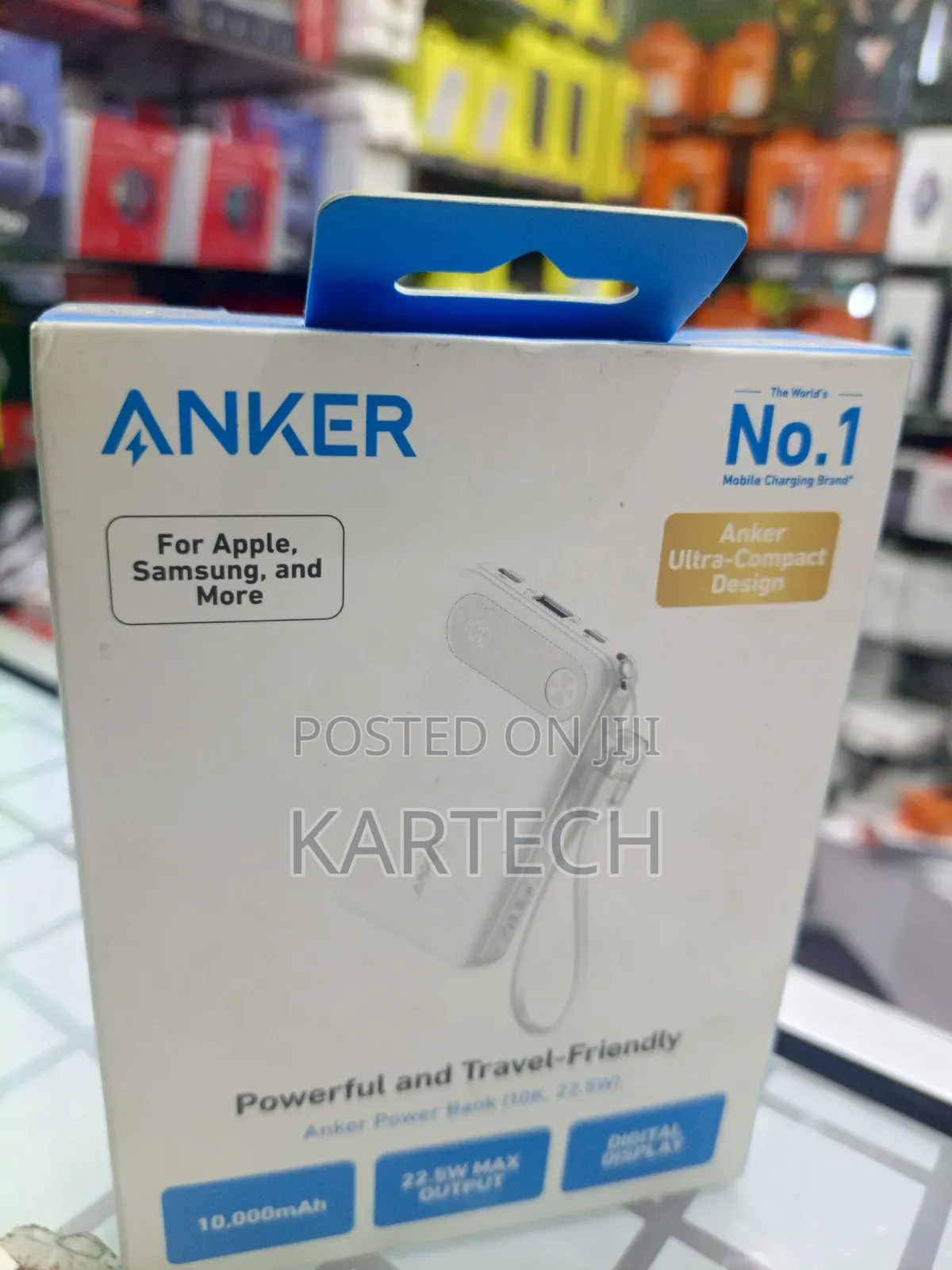 Anker Power Bank , 22.5w With Digital Display