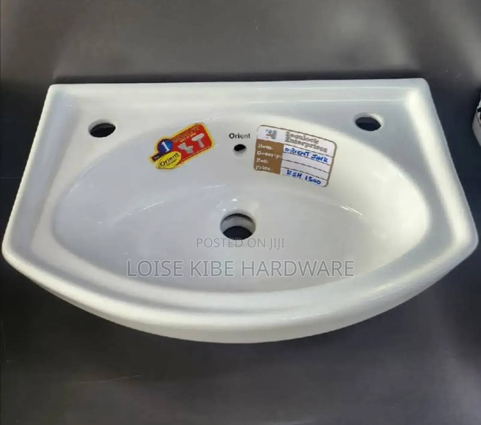 Small Handwash Basin for 2 Taps