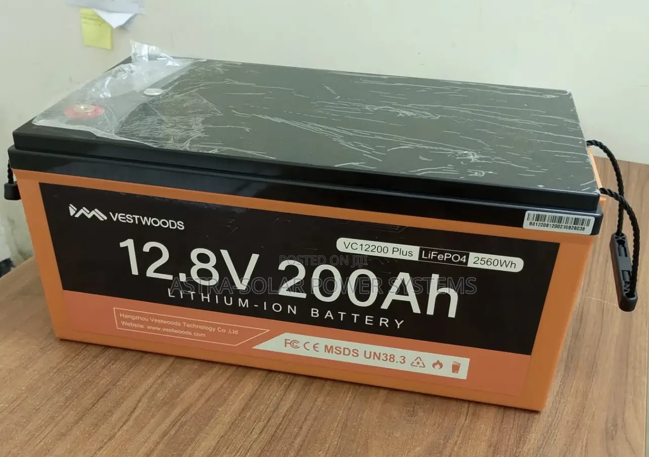 Vestwoods 12.8v 200ah Lithium Ion Battery