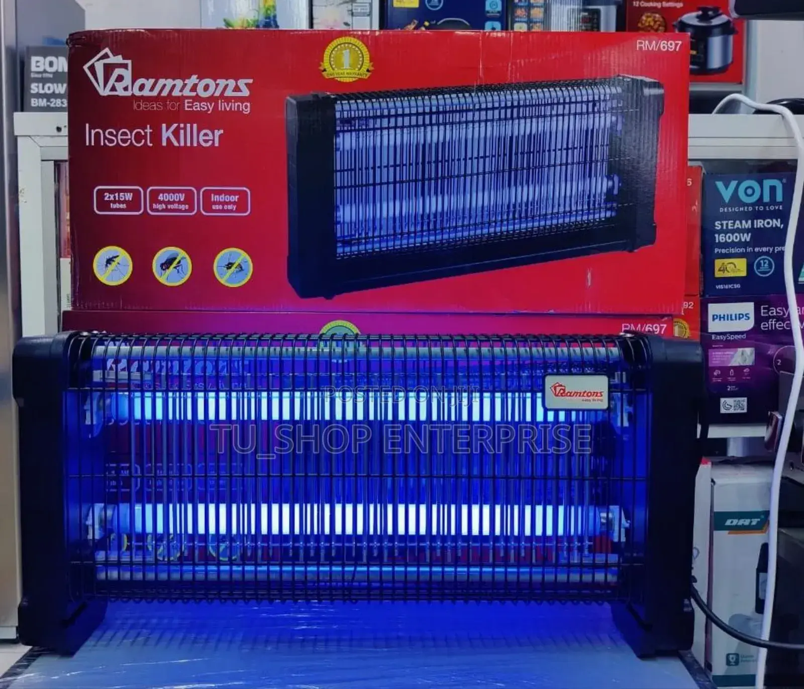 Room Heater* Insect Killer 2x15w Rm697ramtons