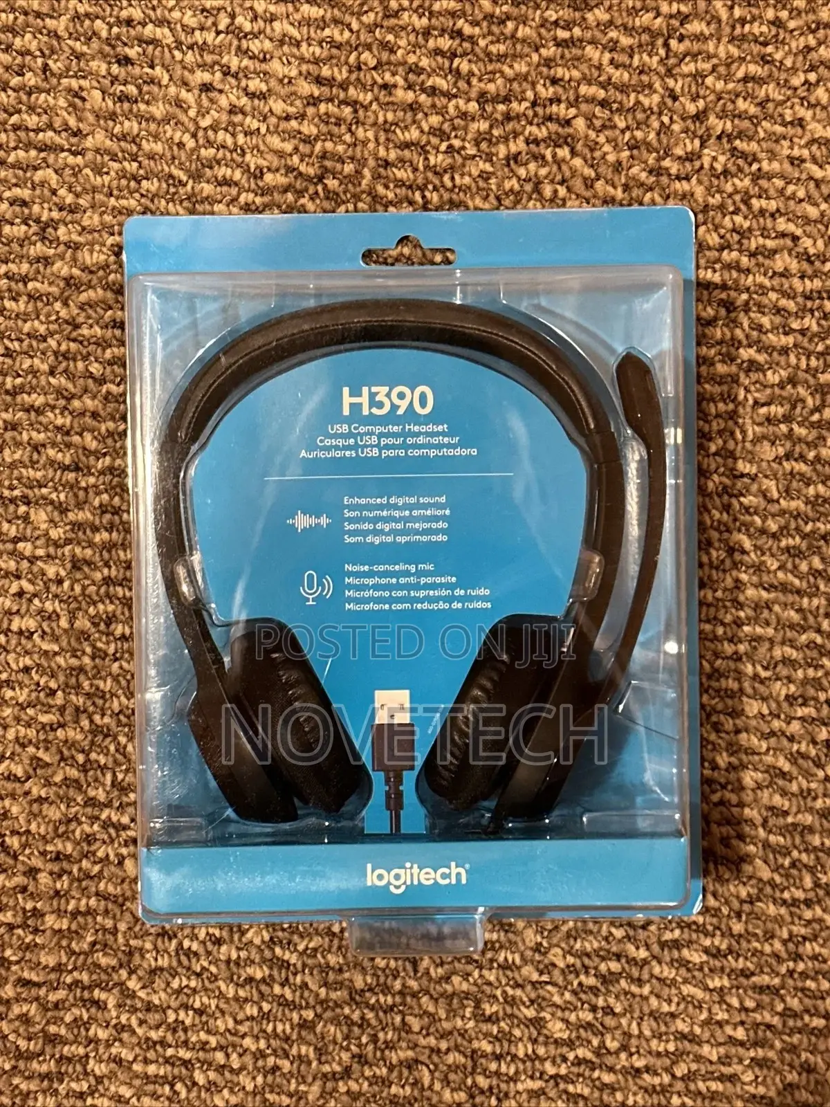 Logitech H390 Usb Headset With Noise-Canceling Mic