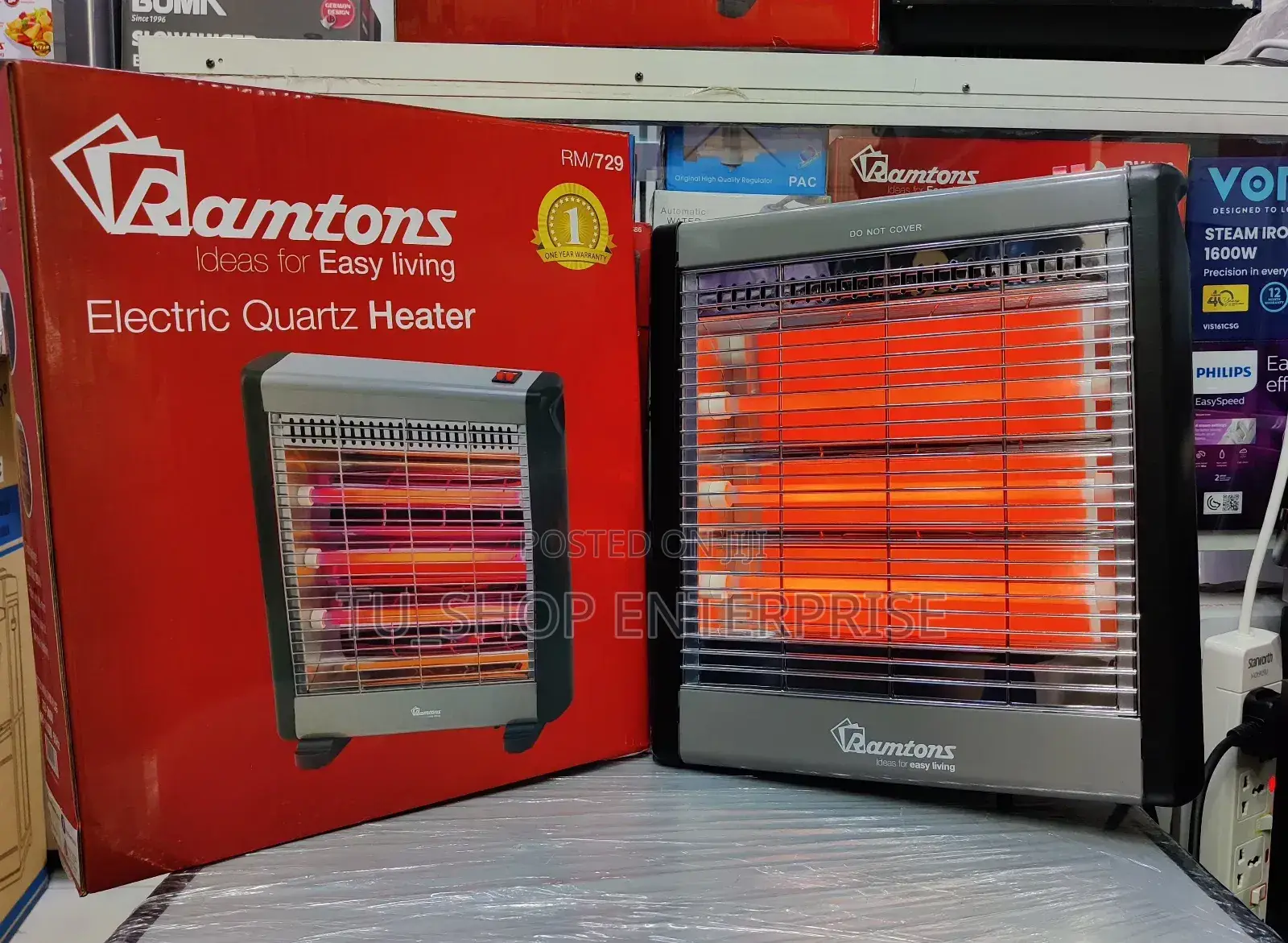 Room Heater Ramtons Quartz Heater