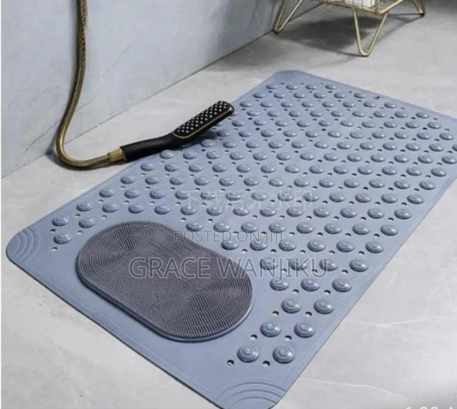 *✅Antislip Bathroom Mats With A Scrubbing Foot Pad
