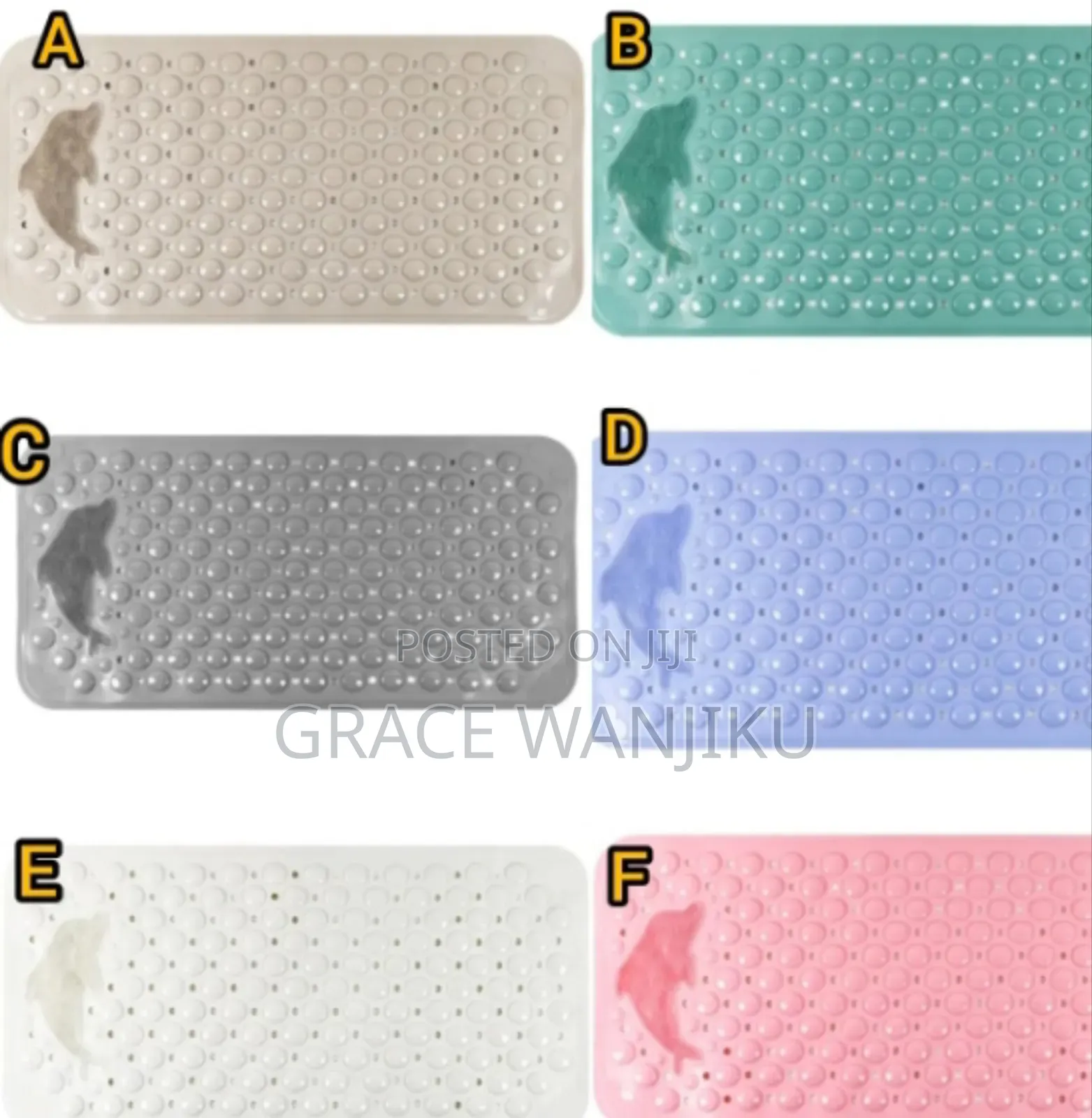 *✅Antislip Bathroom Mats With A Scrubbing Foot Pad