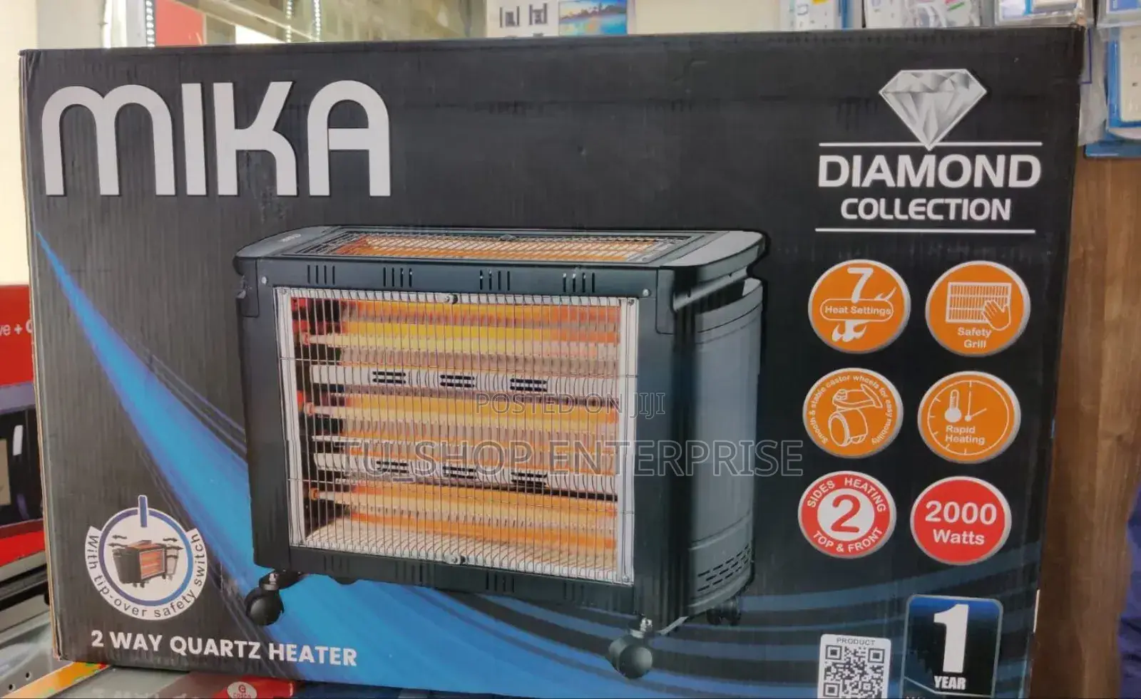 *Mika Top and Front Quartz Heater