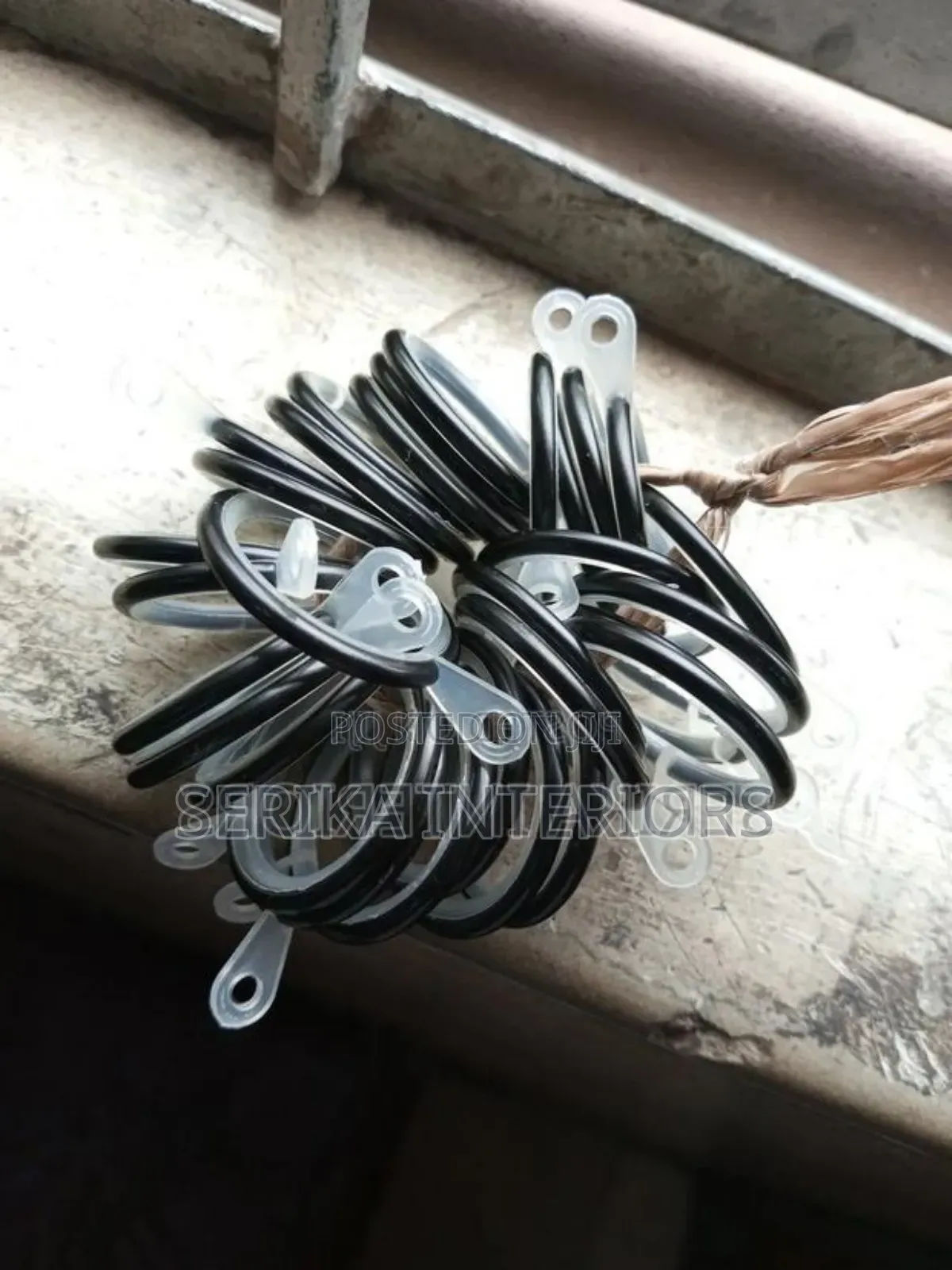 Jua Kali Curtain Rod Rings Rings Environmental Friendly
