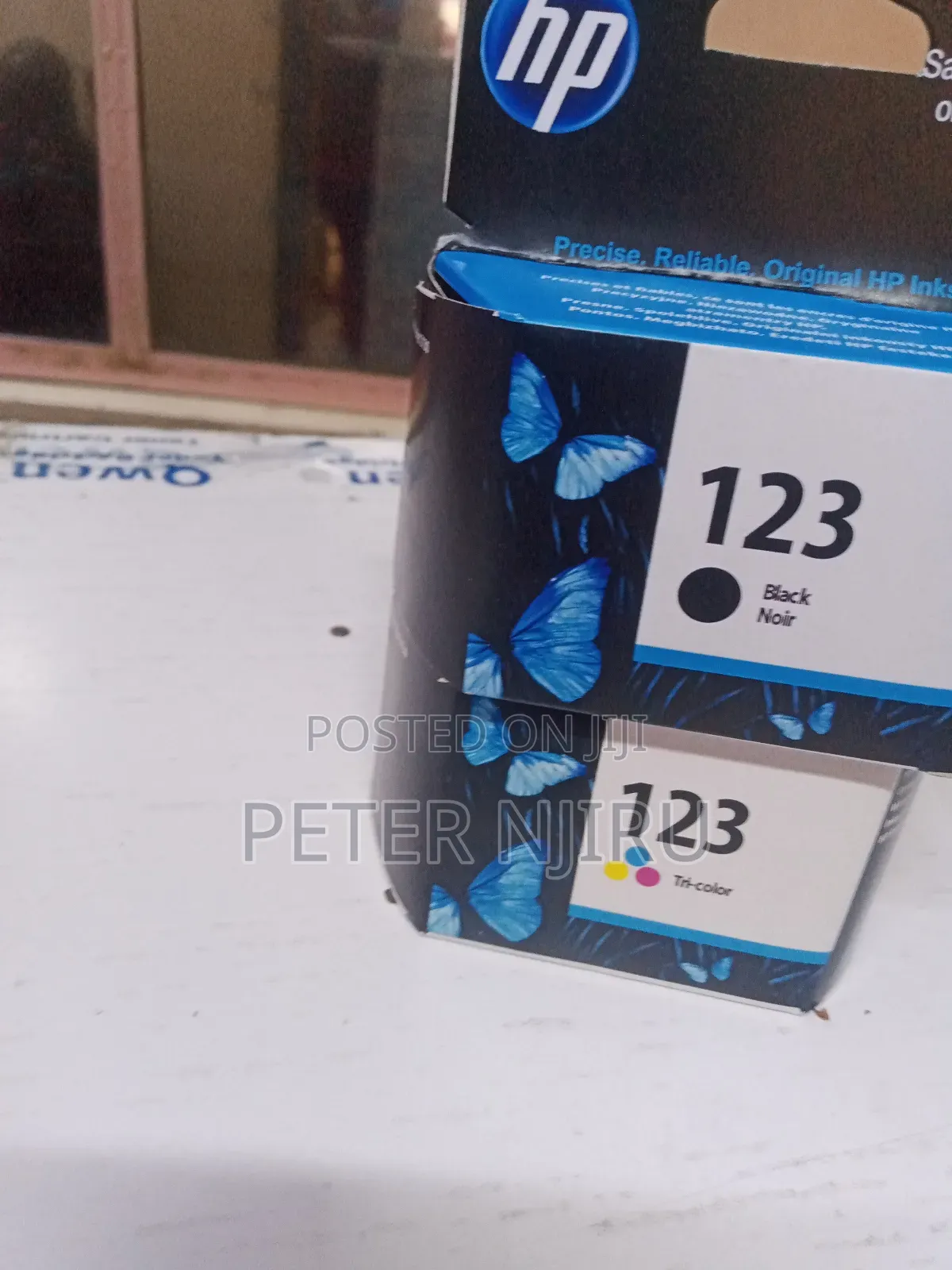 Hp 123 Blackink Cartridge Available